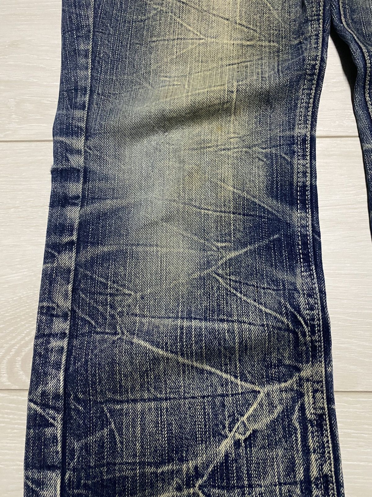 If Six Was Nine Blow By Blue Skull Button Denim Underground Japan Brand Rare Size US 32 / EU 48 - 12 Thumbnail