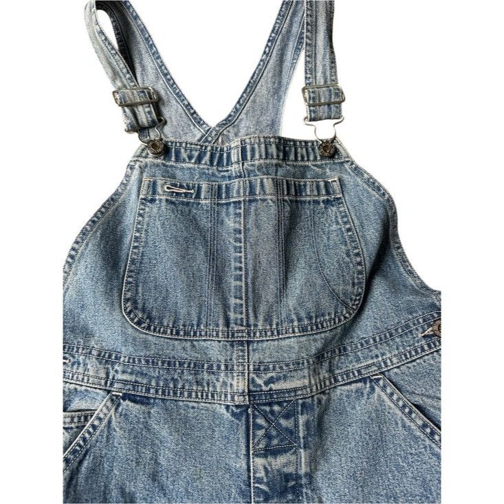 Gap Vintage Y2K Year 2000 GAP Light Blue Denim Overalls Size 27" / US 4 / IT 40 - 5 Thumbnail