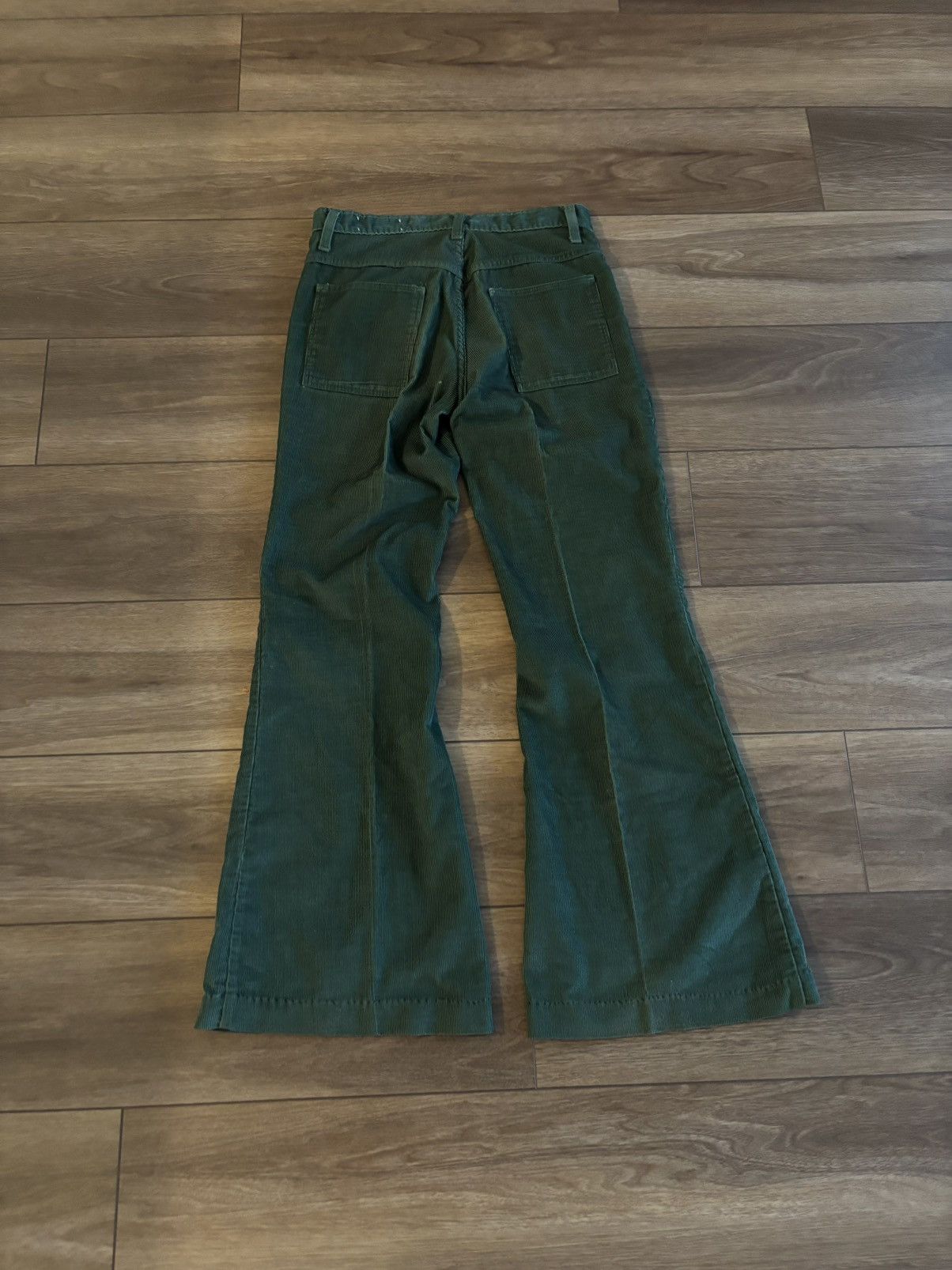 Levi's × Vintage 70's Green Corduroy Vintage Bell Bottom Pants Size US 32 / EU 48 - 3 Thumbnail