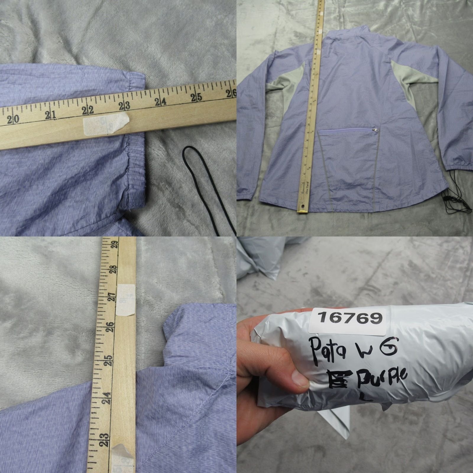 Patagonia Patagonia Jacket Womens Medium Purple Windbreaker Lightweight Zip Unlined Wind-Resistant Casual Travel Size M / US 6-8 / IT 42-44 - 8 Thumbnail