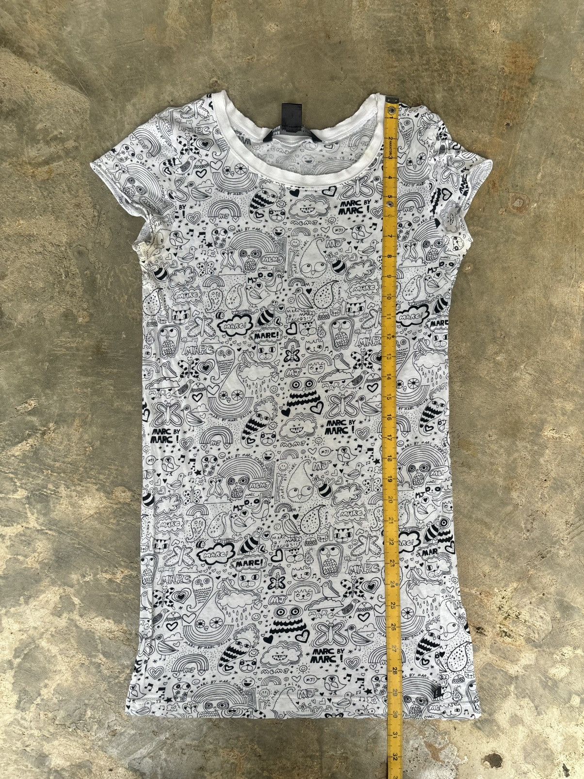 Hysteric Glamour Y2k Marc by Marc Jacobs Full Print Tshirt Size XS / US 0-2 / IT 36-38 - 11 Thumbnail