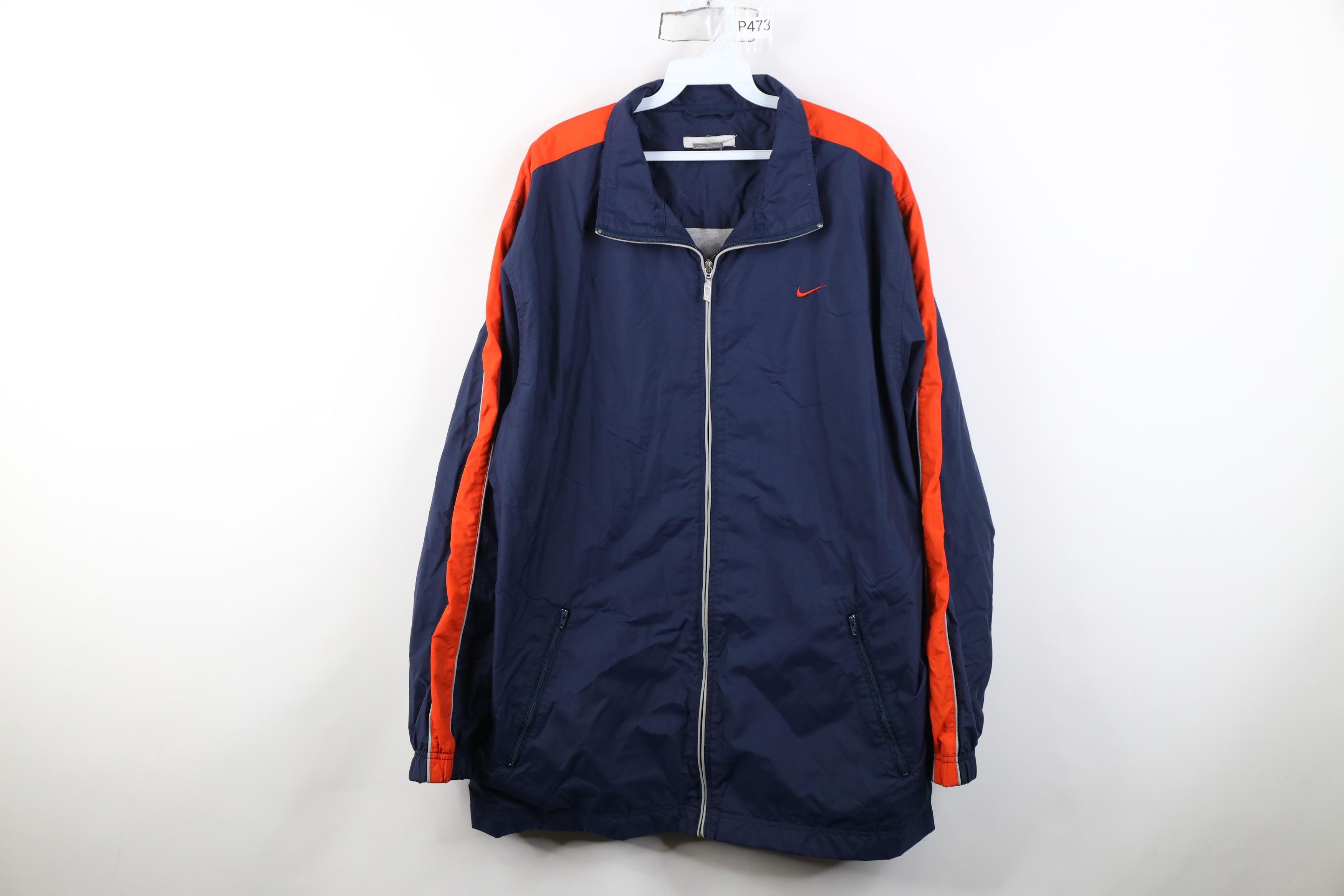 Nike Vintage Y2K Nike Scott Mini Swoosh Lined Windbreaker Jacket Size US L / EU 52-54 / 3 - 1 Thumbnail