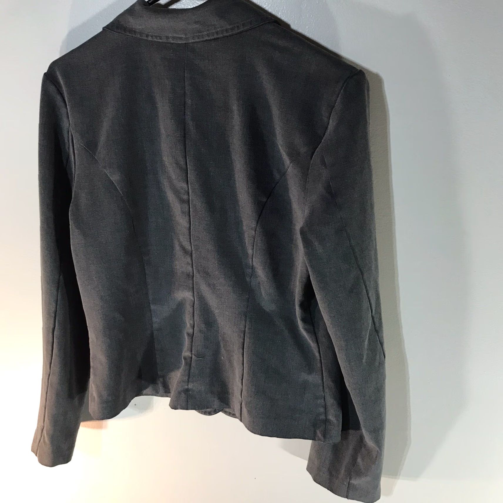 Vintage VINTAGE Star City Blazer Women Size M Gray Knit Double Button Mid-Length Long Sleeve Business Casual Jacket Size M / US 6-8 / IT 42-44 - 2 Thumbnail