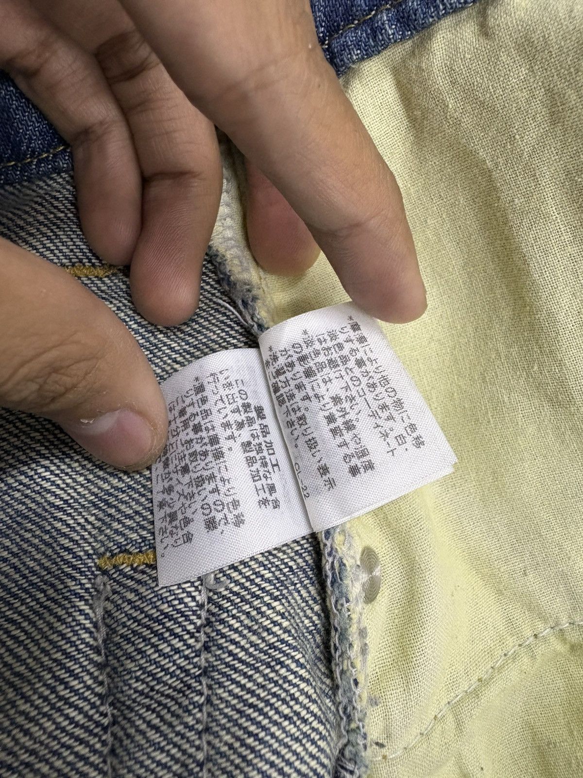 Issey Miyake × Ne-Net Ne-Net Issey Miyake Paint Splatter Patchwork Capri Pants Size US 30 / EU 46 - 18 Thumbnail