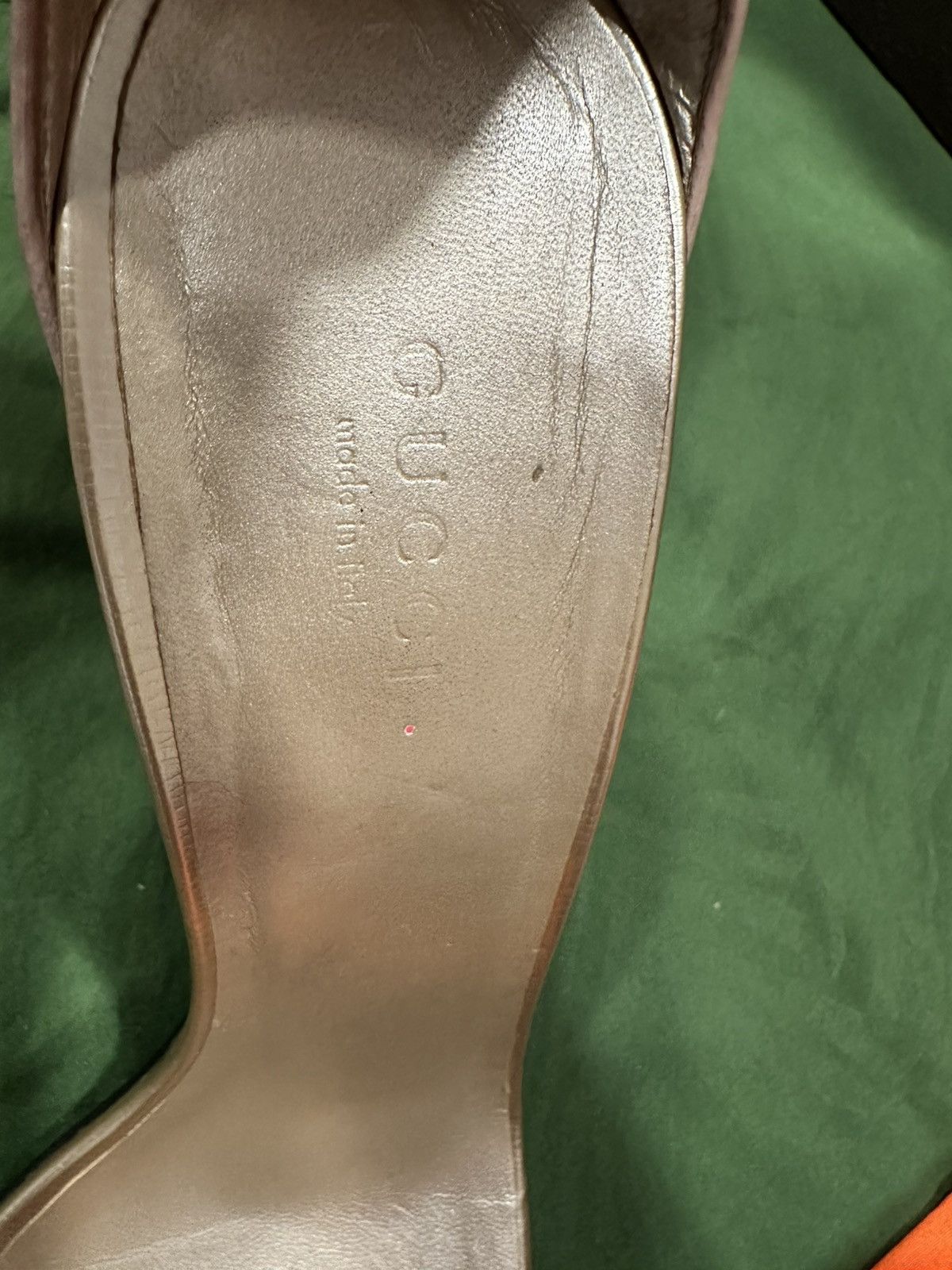 Gucci Gucci Women’s Metallic Gold Sandals Size 8.5 US Euro 38.5 Size US 8.5 / IT 38.5 - 20 Thumbnail