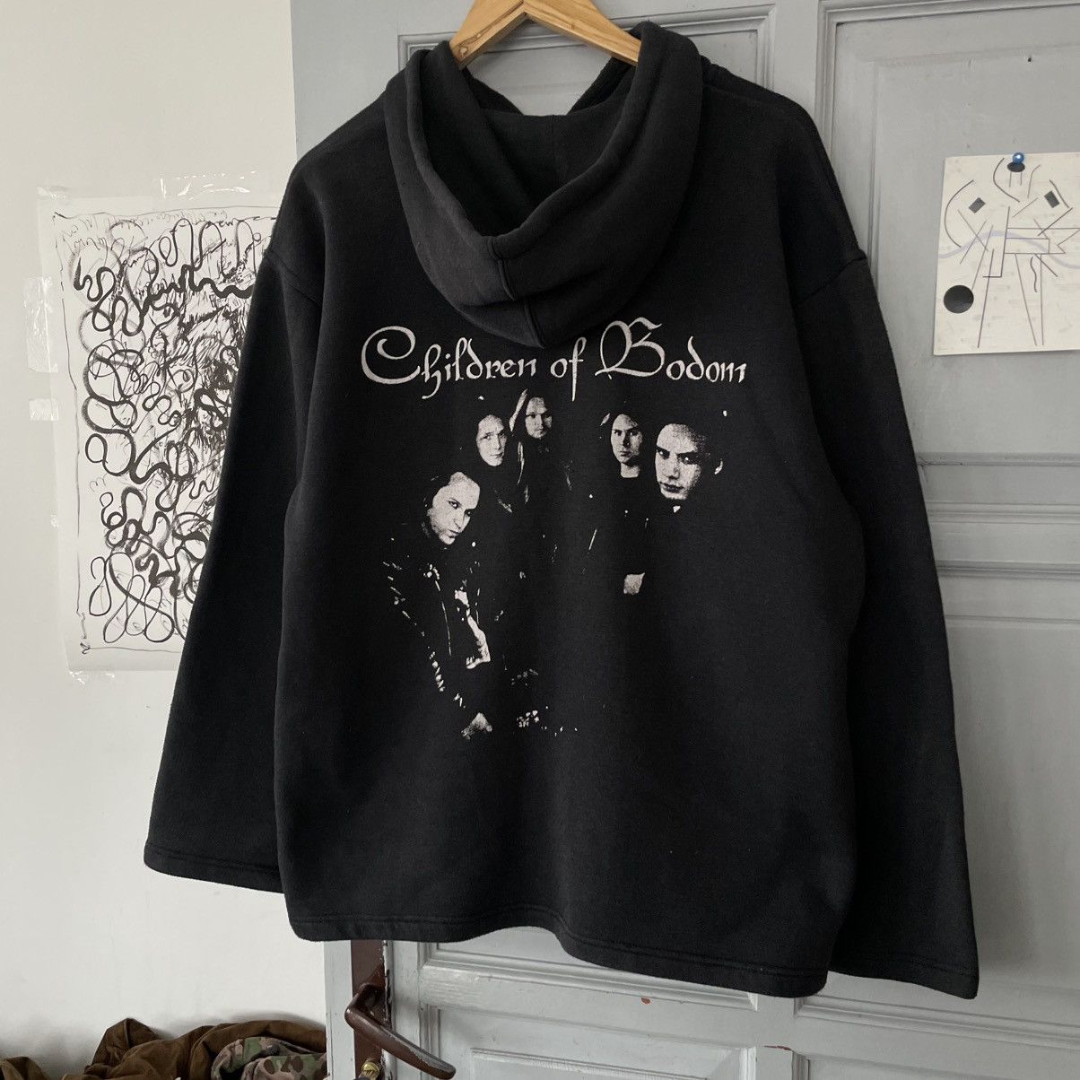 Band Tees Vintage 00’s Children Of Bottom Death metal Hoodie Rare item Size US L / EU 52-54 / 3 - 8 Thumbnail
