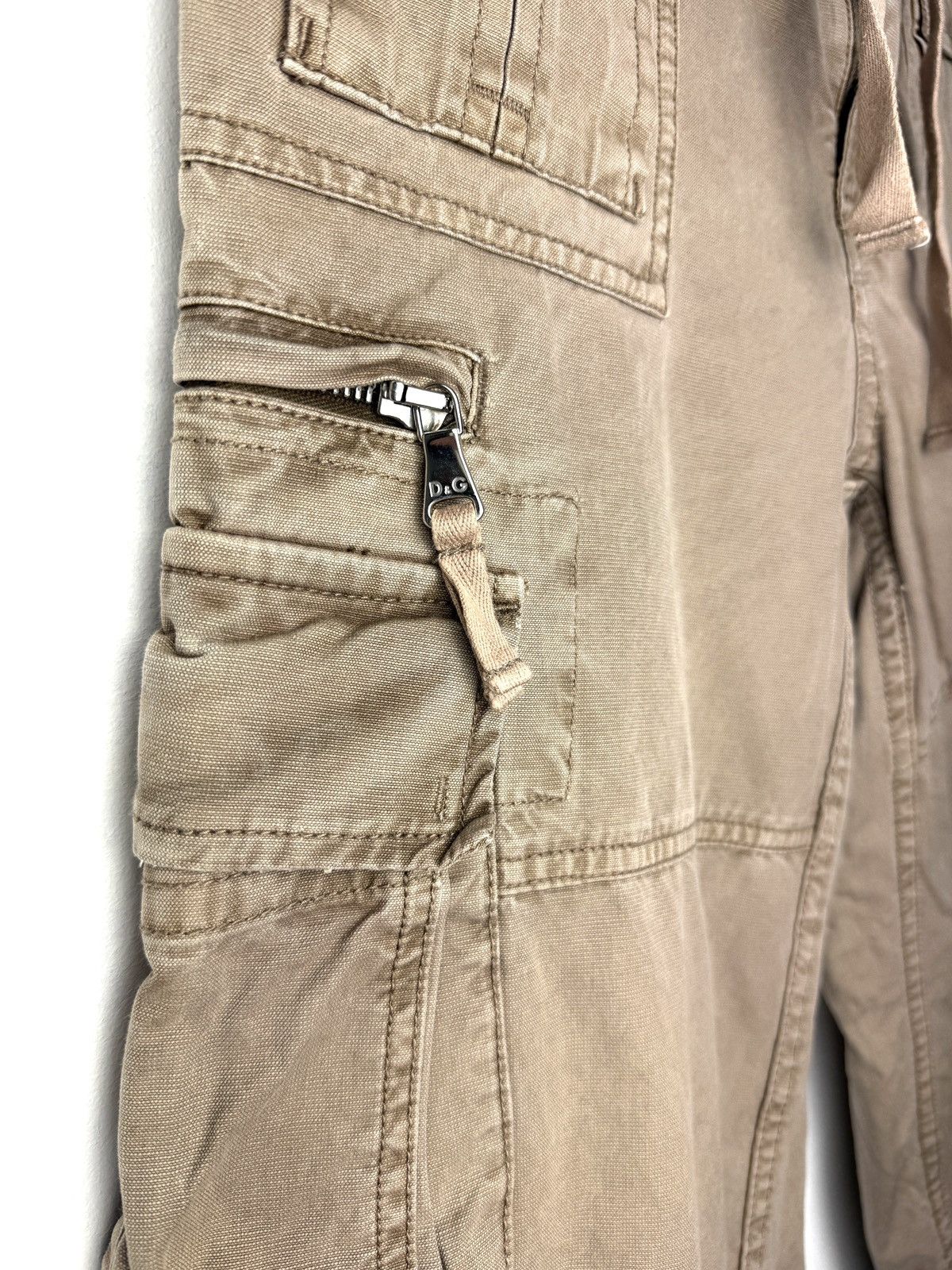Dolce & Gabbana Dolce&Gabbana 2005 Reinforced Cropped Cargo Pants Size US 32 / EU 48 - 4 Thumbnail