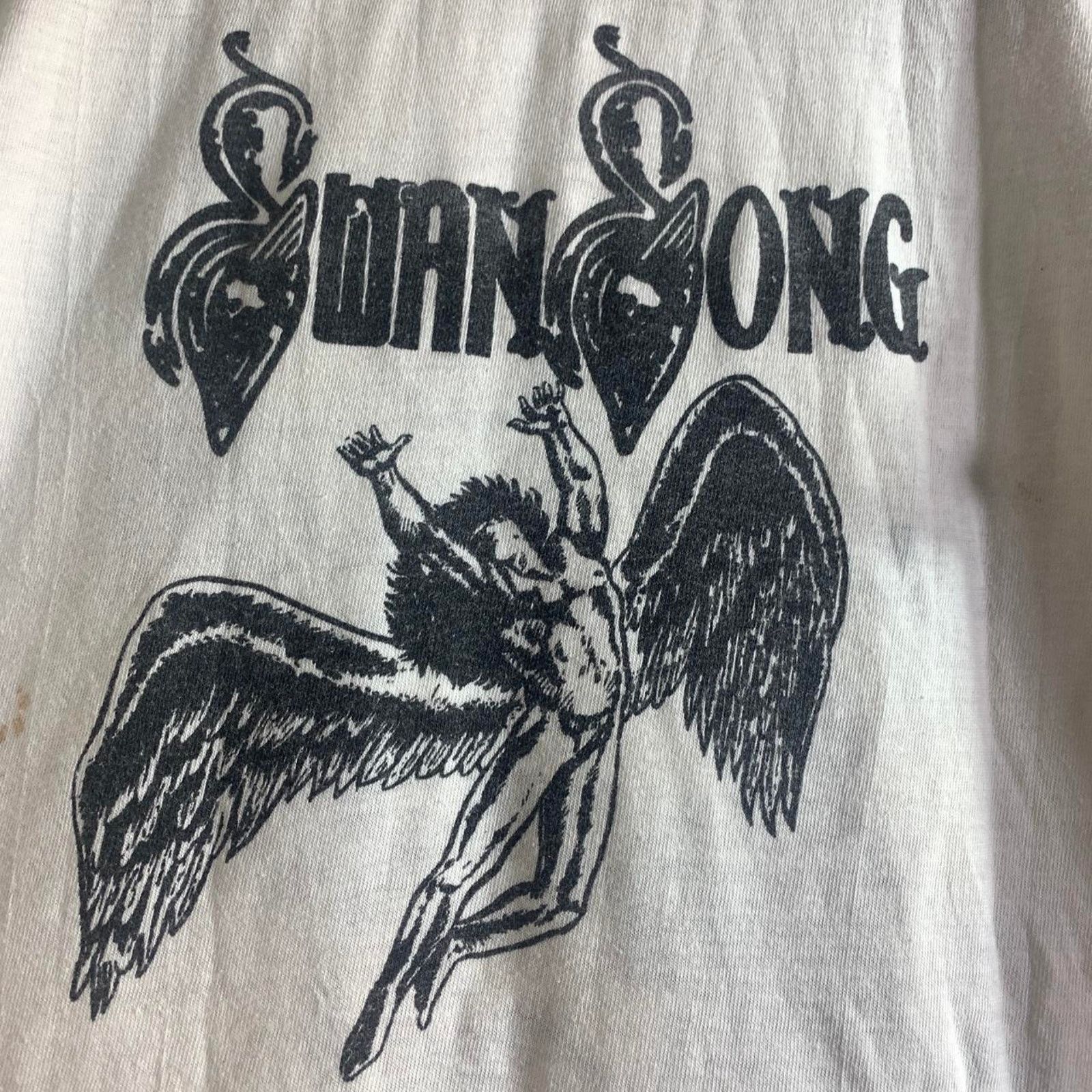 Vintage 70's BAD COMPANY SWAN SONG double sided ringer tee shirt XL Size US XL / EU 56 / 4 - 6 Thumbnail