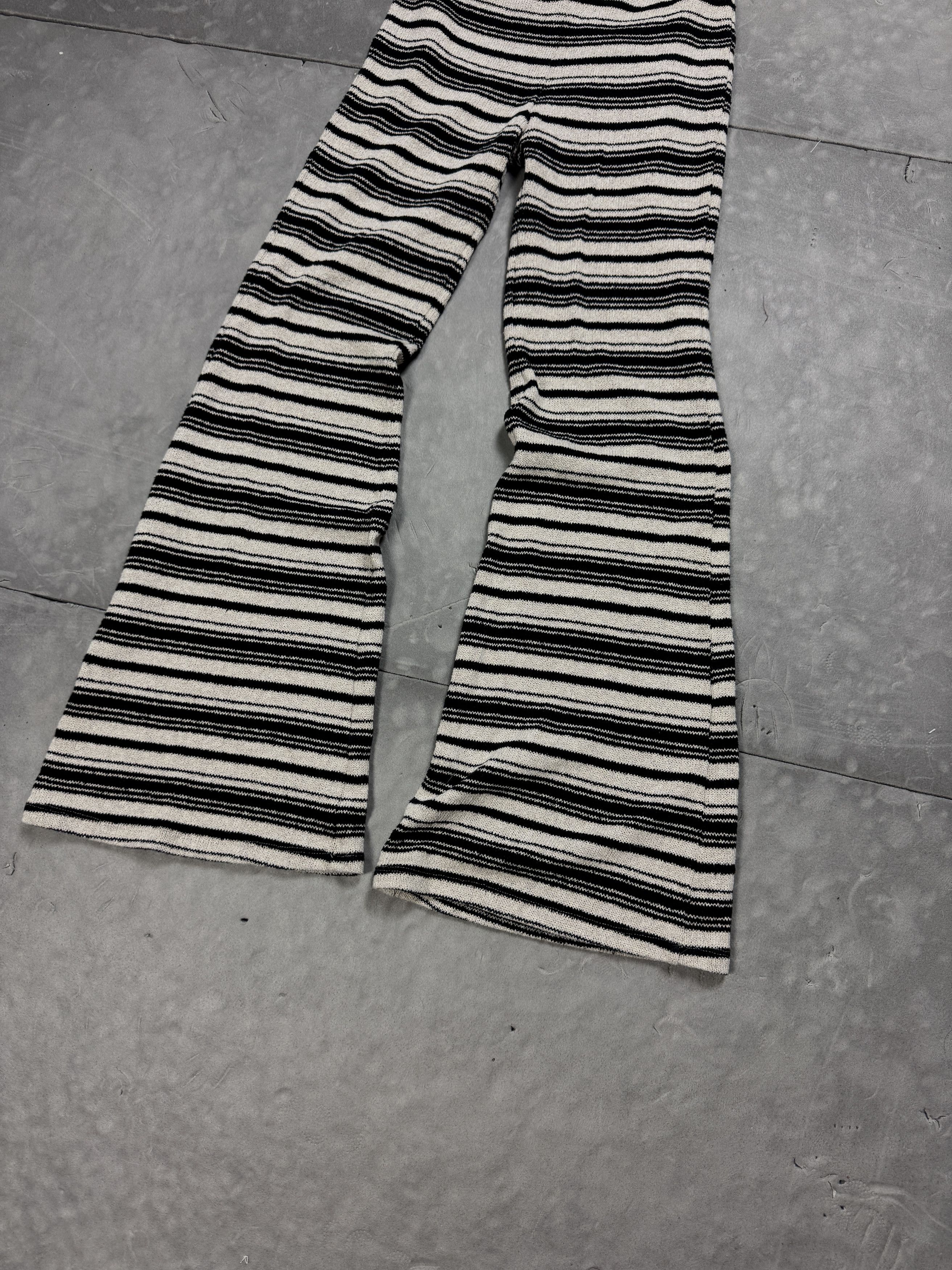 Bershka Bershka knit cozy pants striped summer home basic Size 27" / US 4 / IT 40 - 8 Thumbnail