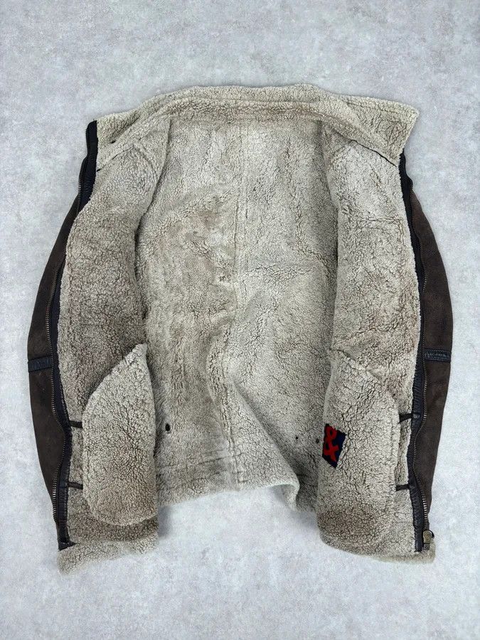 Dolce & Gabbana 1990s Dolce & Gabbana Brown Shearling Leather Jacket Size US M / EU 48-50 / 2 - 7 Thumbnail