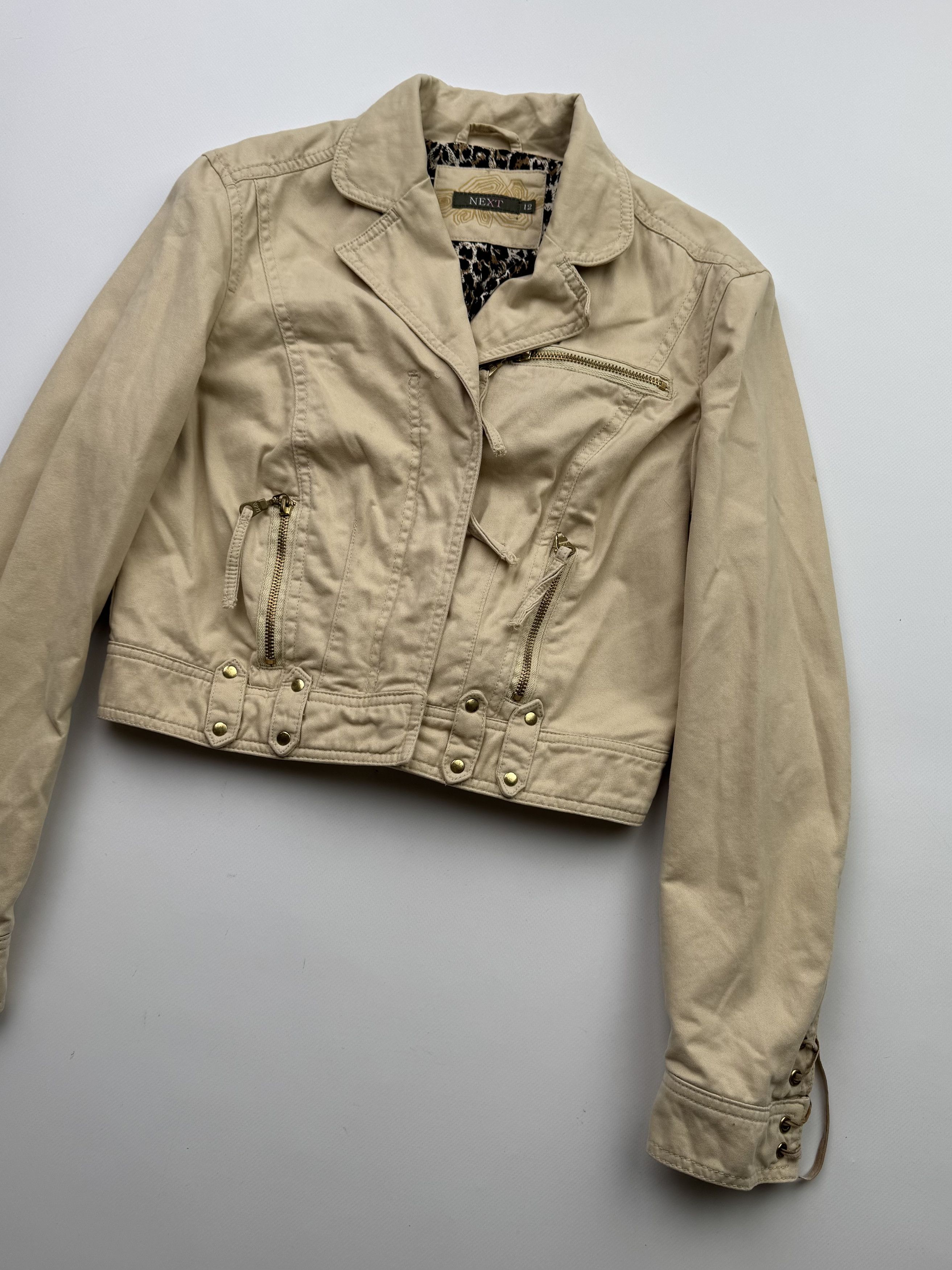 Japanese Brand Vintage Cropped Jacket B414(V2)E2 Size S / US 4 / IT 40 - 4 Thumbnail
