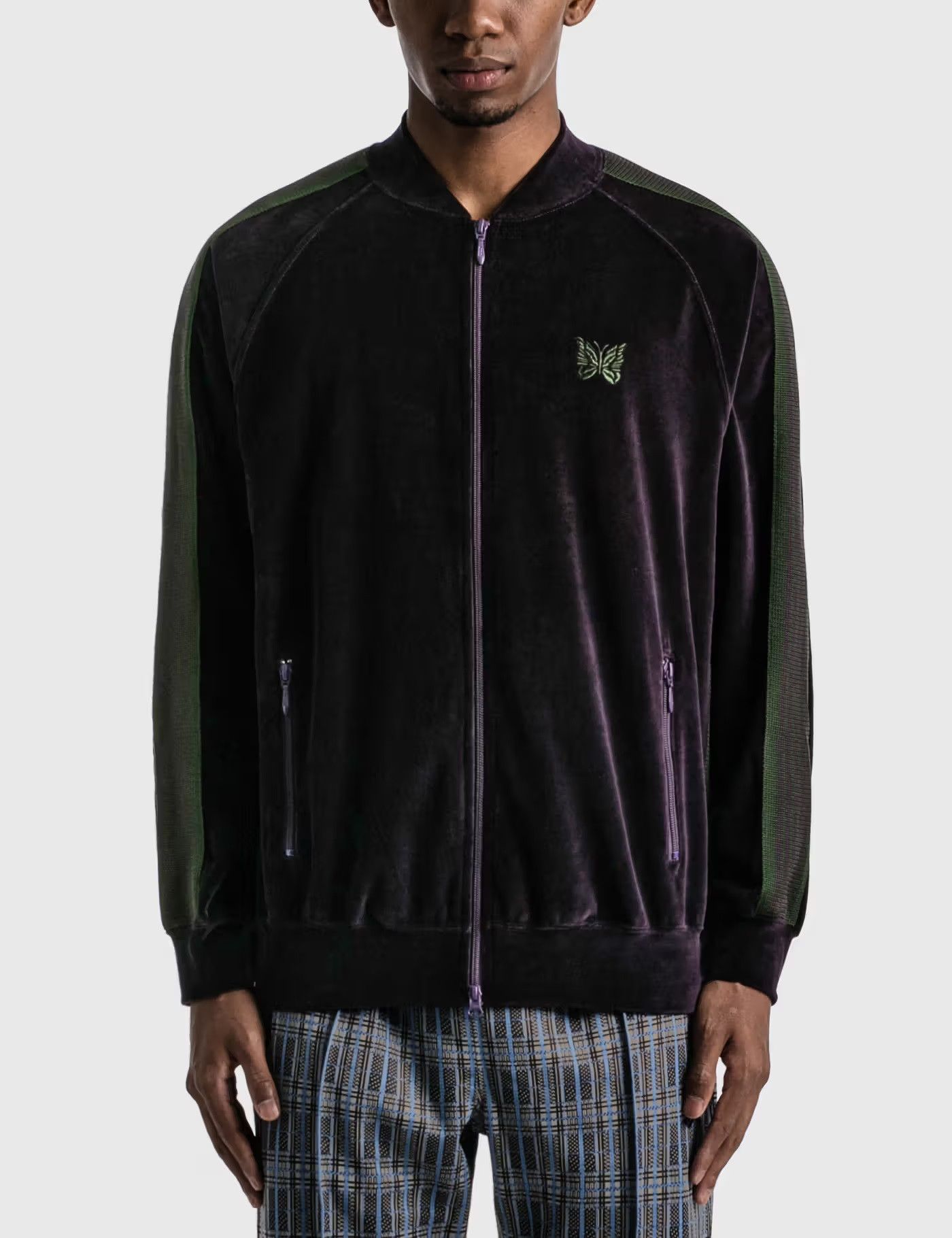 Needles Needles R.C. Velour Track Jacket - Eggplant Size US S / EU 44-46 / 1 - 2 Thumbnail