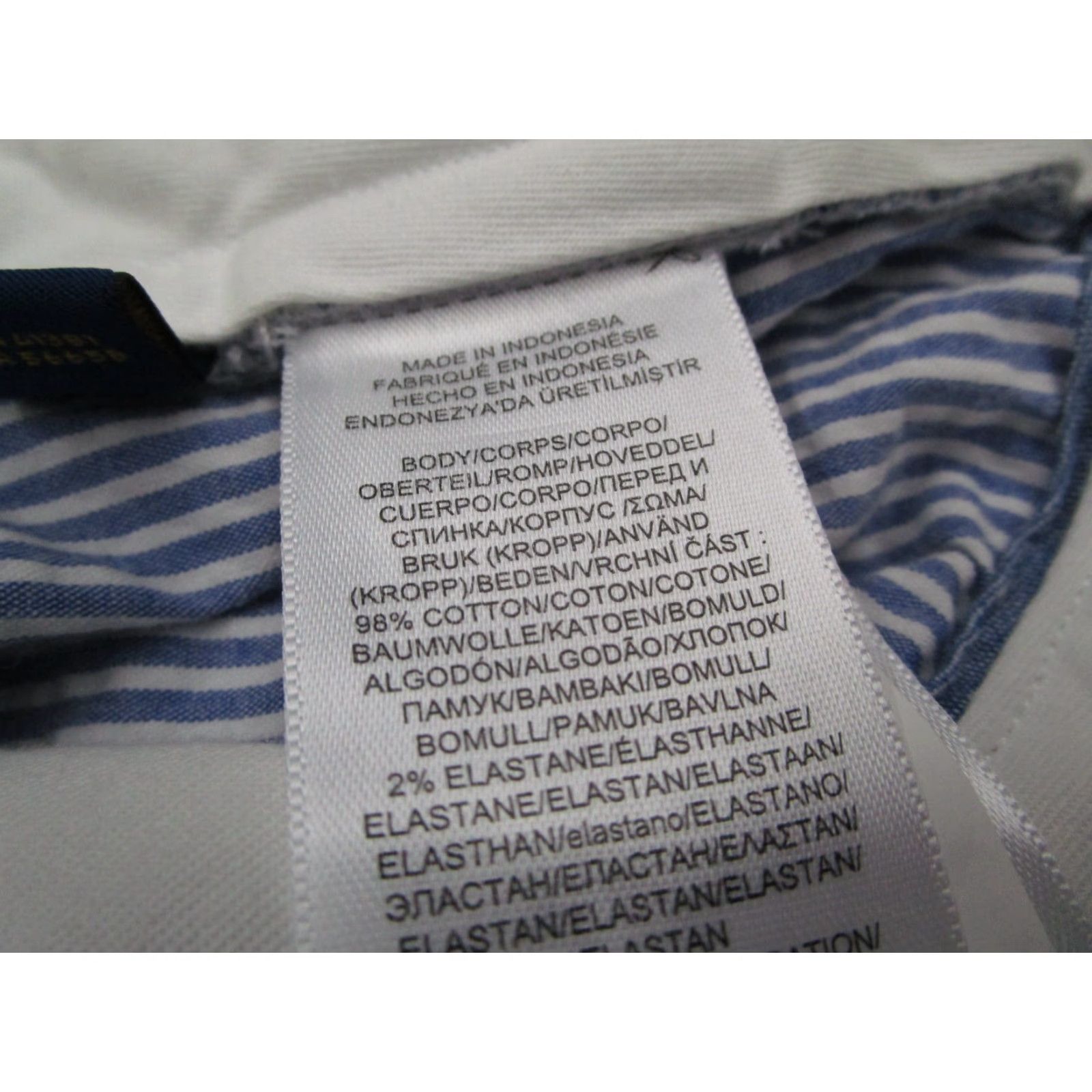 Polo Ralph Lauren VINTAGE Polo Ralph Lauren Shorts Mens 38 Blue Seersucker Stretch Classic Fit Pony Size US M / EU 48-50 / 2 - 4 Thumbnail