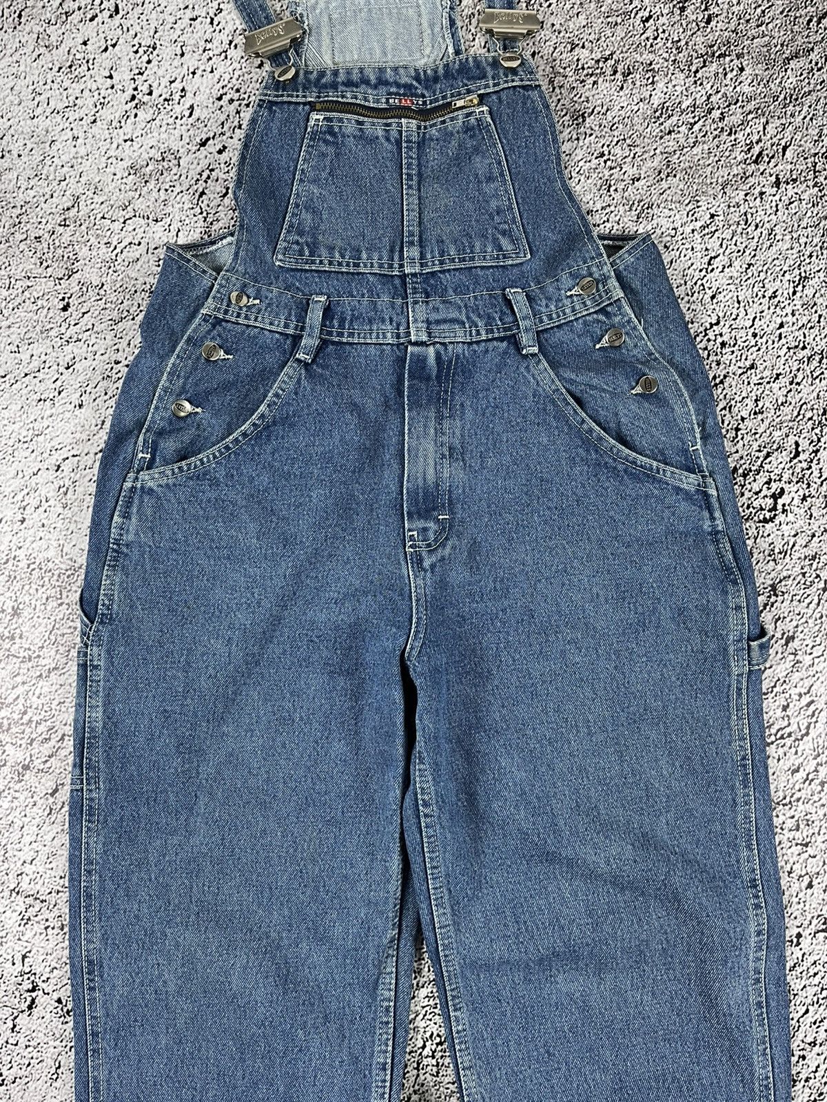 Vintage Vintage 90s Bellys denim bib overall workwear style size 31 Size 31" - 8 Thumbnail