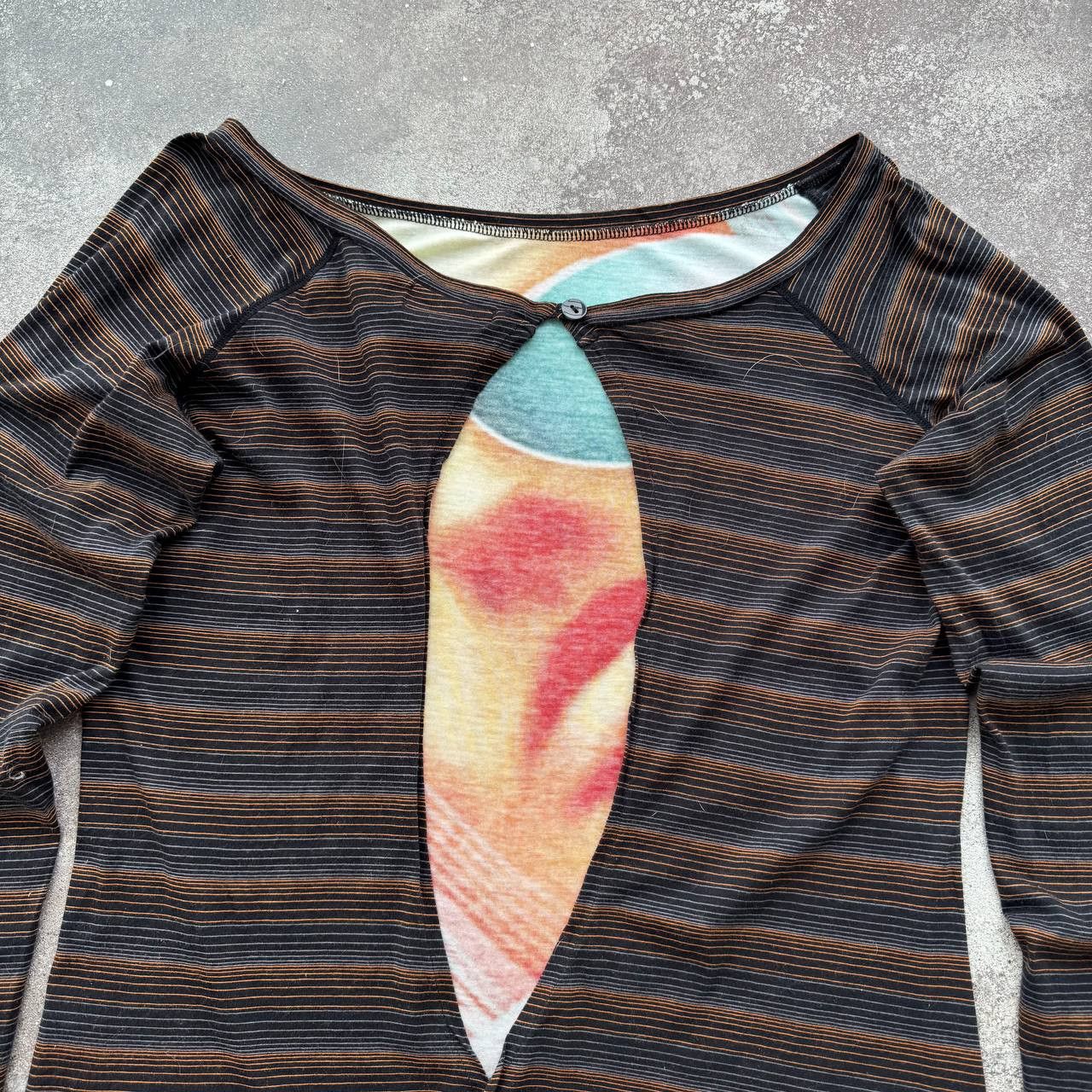 Custo Barcelona Custo Barcelona Y2K Vintage Glamour Girl Long Sleeve Top Size M / US 6-8 / IT 42-44 - 9 Thumbnail