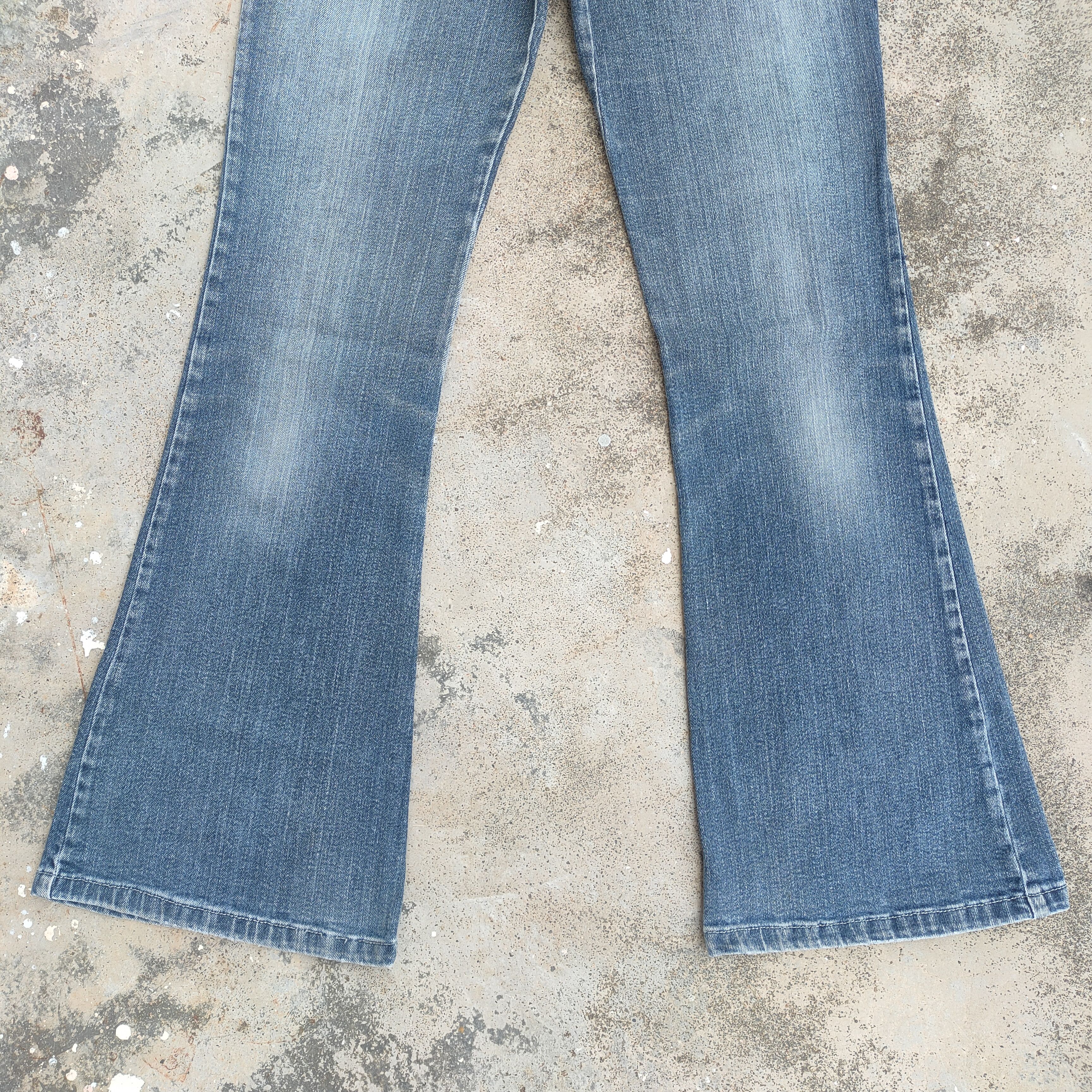 If Six Was Nine × Japanese Brand × Jean FLARE JOUES BOOTCUT FADED JEANS DENIM PANTS Size US 26 / EU 42 - 3 Thumbnail