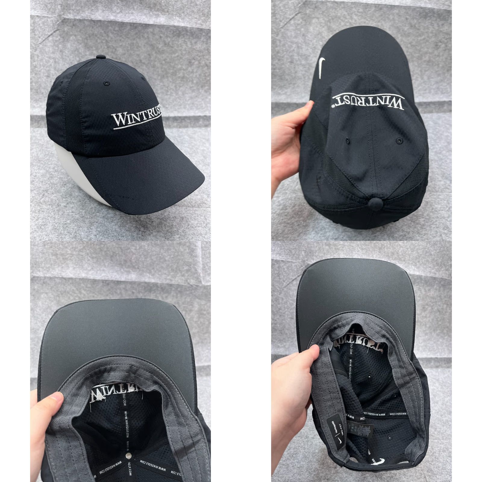Nike Nike Hat Cap Strap Back Adult One Size Black Heritage86 Polyester Promo Size ONE SIZE - 8 Thumbnail