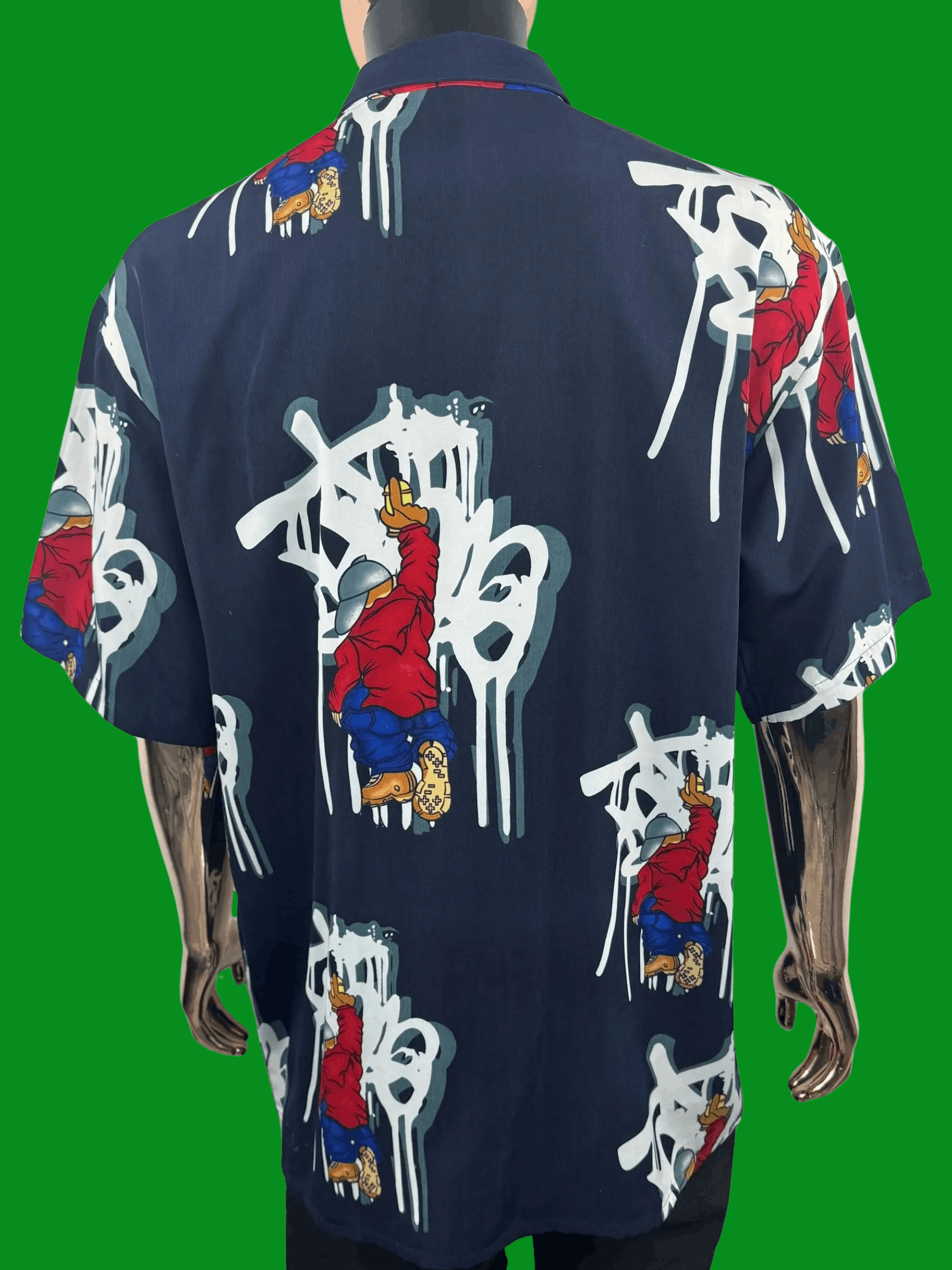 Vintage VTG 90's Y2K UP RO'S Shirt Hip Hop Graffiti Graphic Street Size US L / EU 52-54 / 3 - 5 Thumbnail