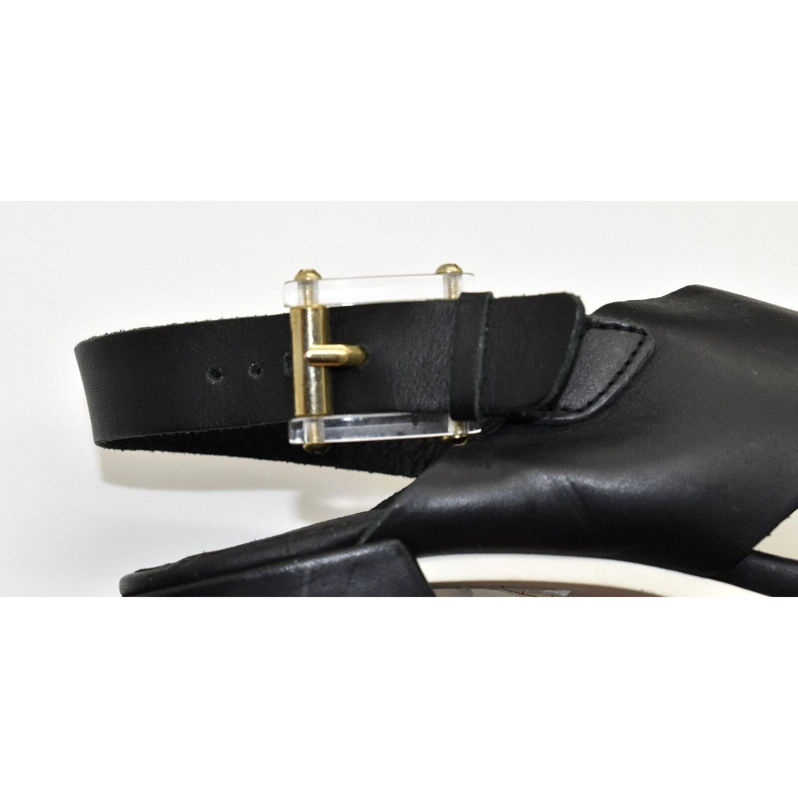 Miista MIISTA Delilah Criss Cross Leather Block Heel Sandal Shoe 35 Size US 5 / IT 35 - 9 Thumbnail