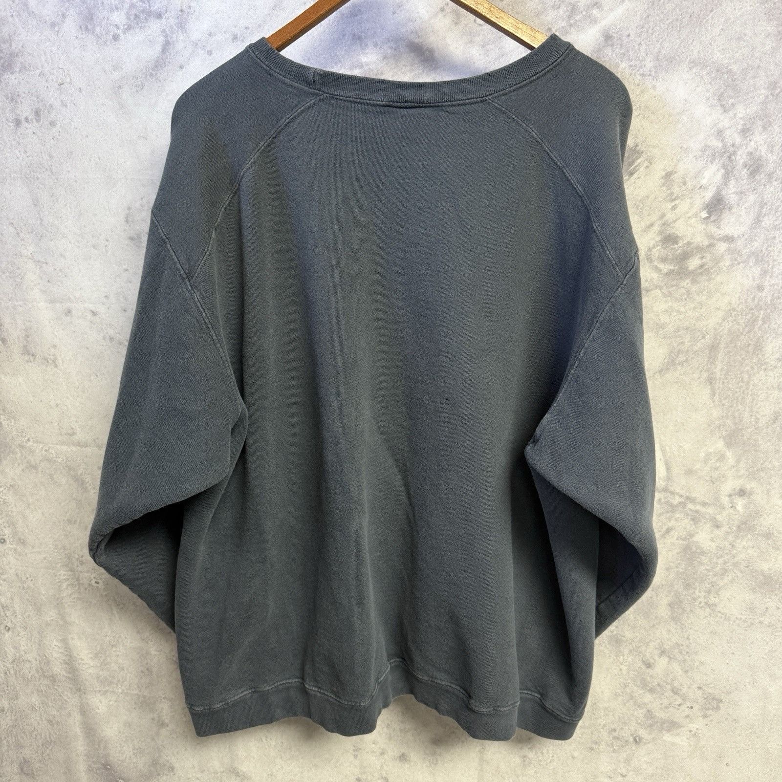 Vintage Vintage 90s Iowa Sweatshirt Mens Large Faded Blue Crew Neck Size US L / EU 52-54 / 3 - 2 Thumbnail