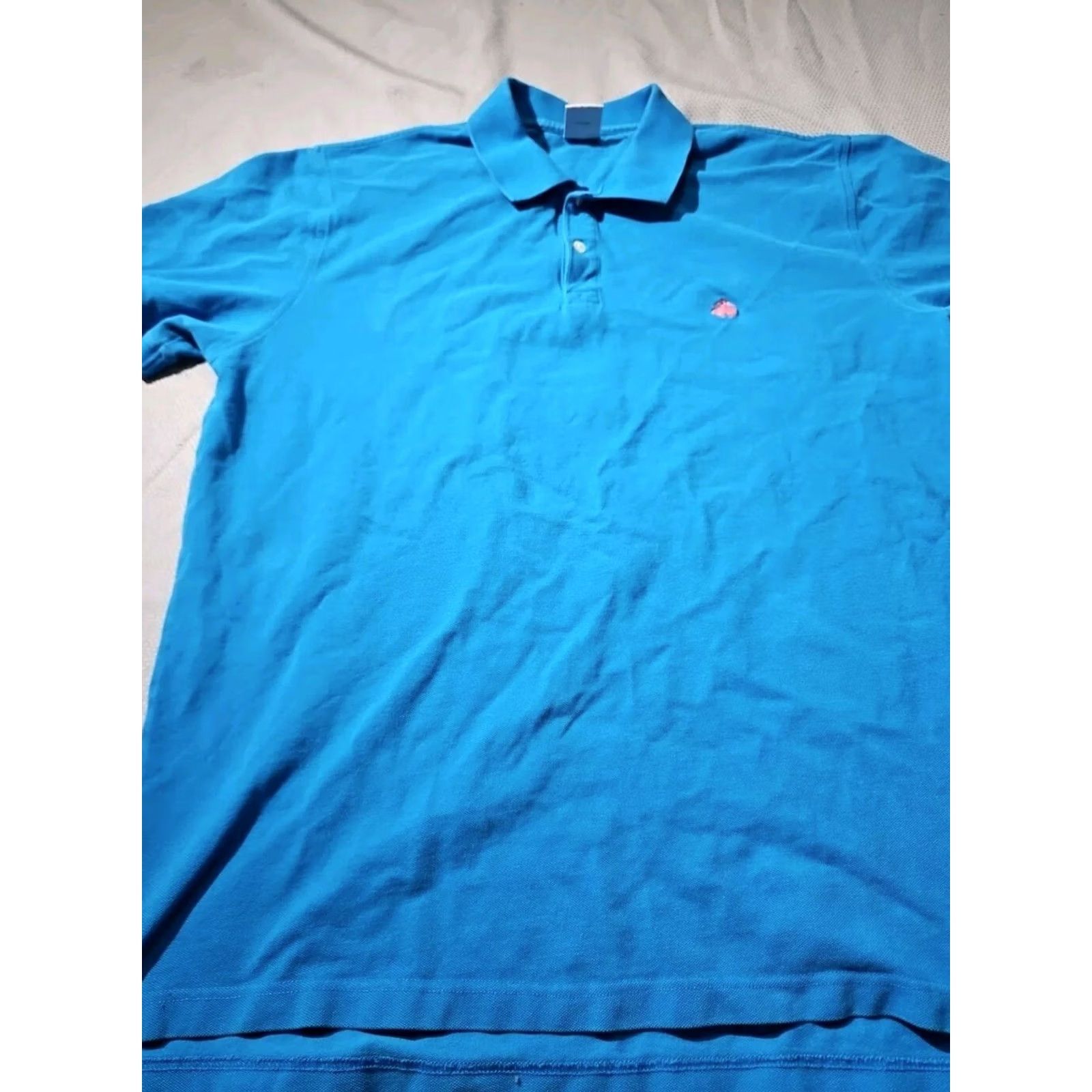 Brooks Brothers Brooks Brothers 346 Polo Shirt Mens XXL 2XL Blue Button Logo Slim Fit Preppy Polo Shirt Regular Fit Men Size US XXL / EU 58 / 5 - 4 Thumbnail