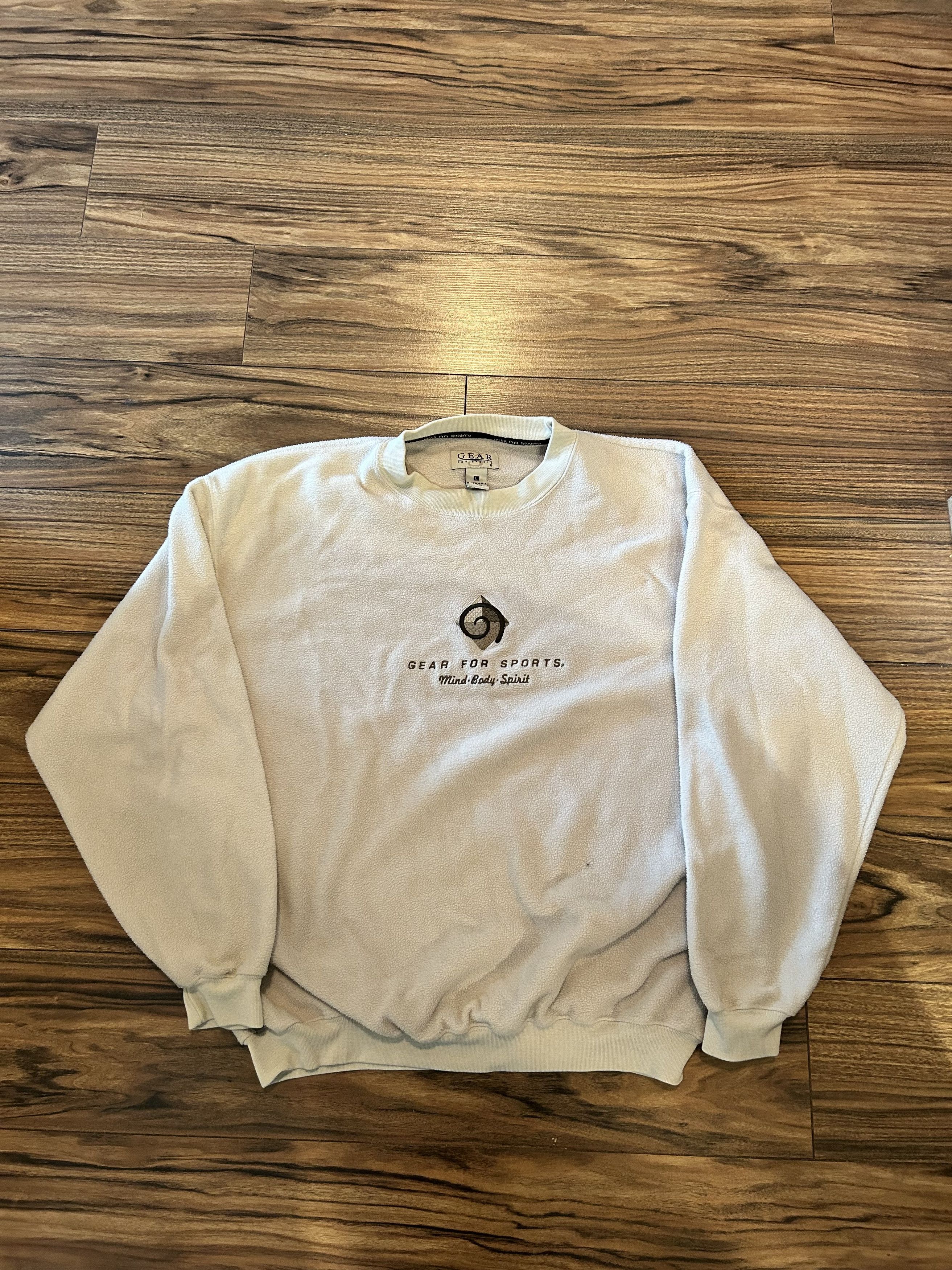 Gear for Sports Vintage Gear for Sports Creme Fleece Sweatshirt Size US L / EU 52-54 / 3 - 1 Thumbnail
