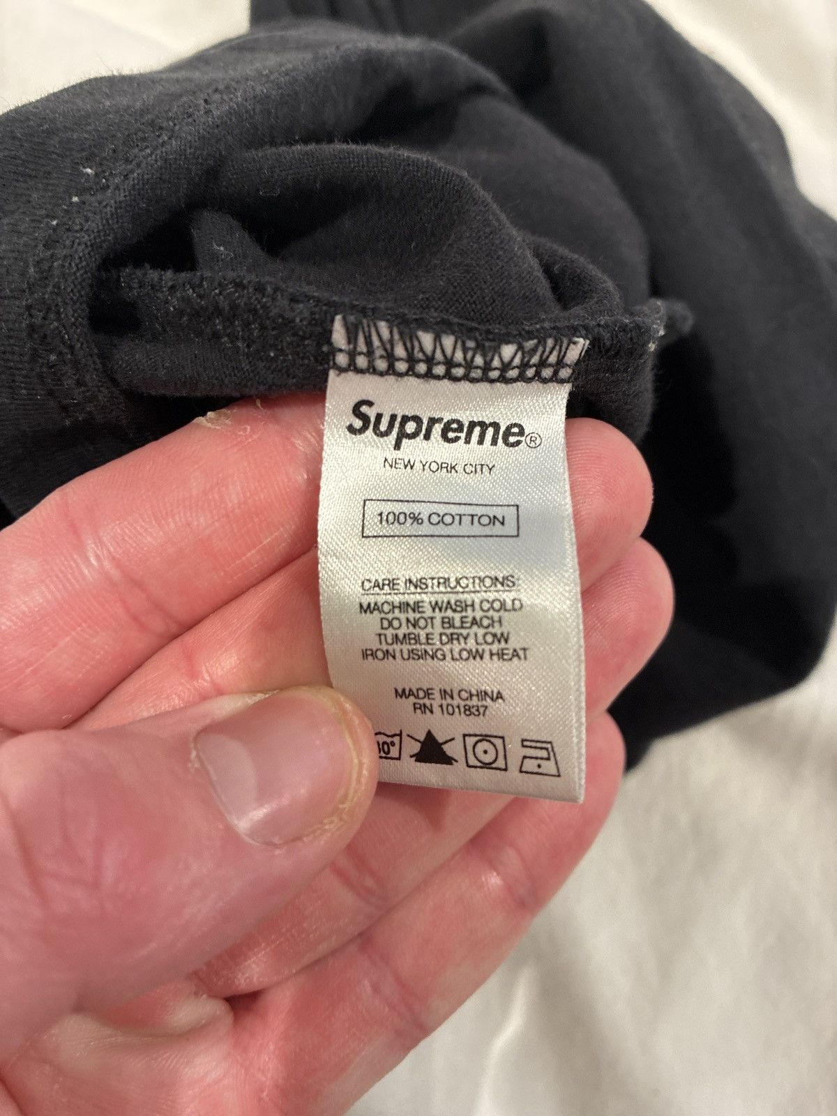 Supreme Classic supreme black long sleeve Size US L / EU 52-54 / 3 - 5 Thumbnail