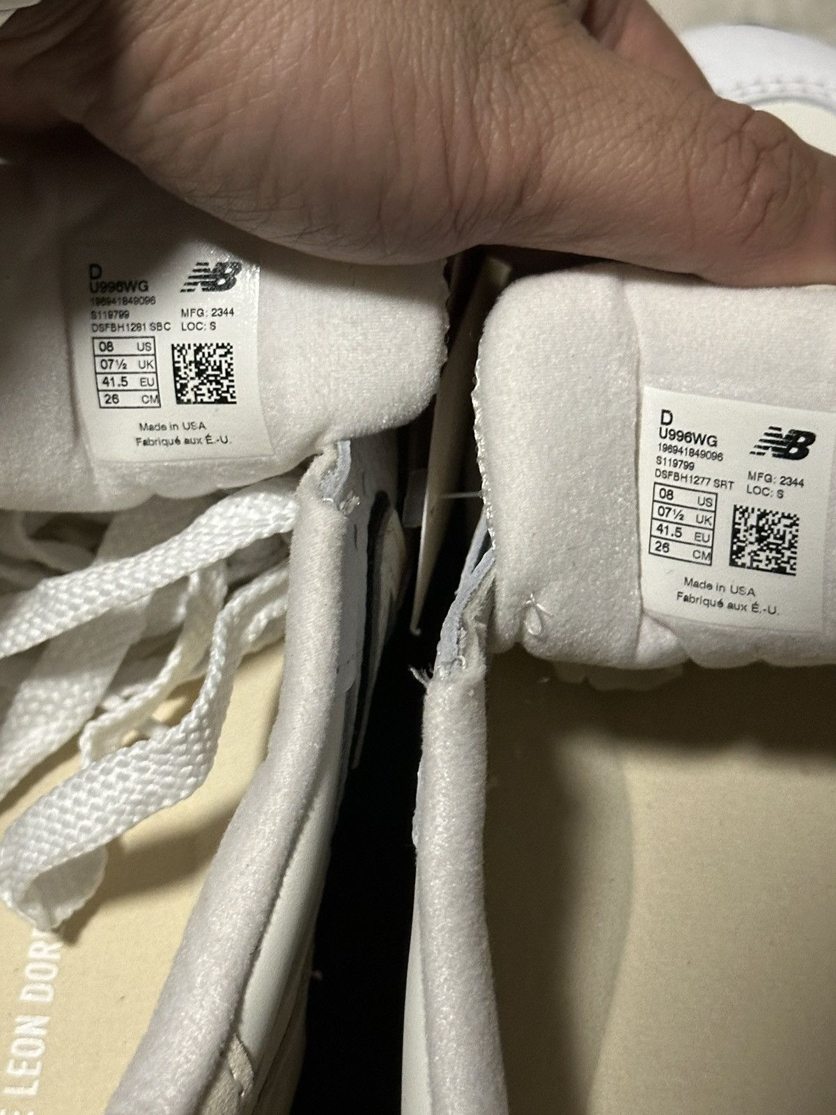 New Balance x ALD 996 White
