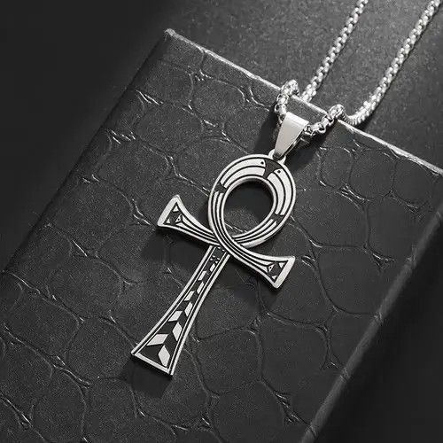 Jewelry Egypt Ankh Cross Key of Life Pendant Necklace Size ONE SIZE - 3 Thumbnail