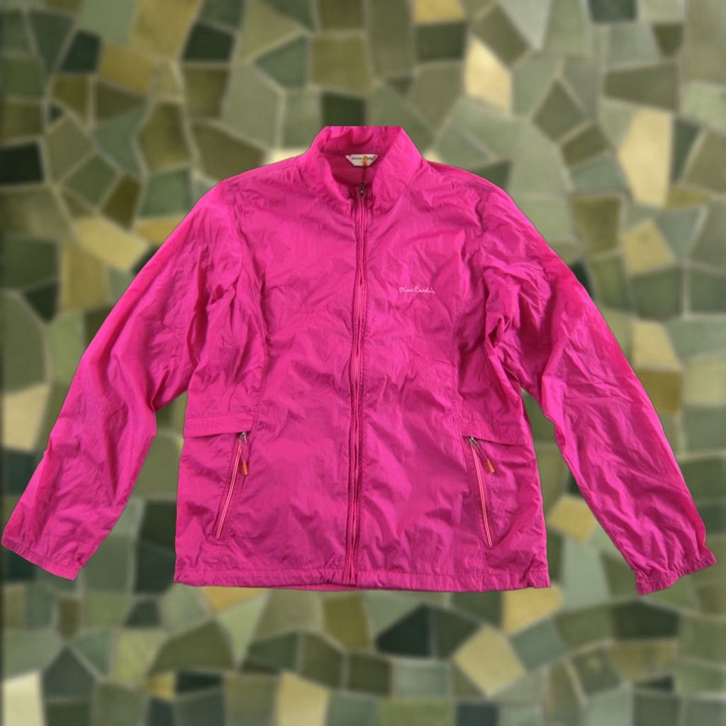Pierre Cardin VINTAGE Pierre Cardin Neon Pink Lightweight Pocket Packable Windbreaker Jacket S Size S / US 4 / IT 40 - 1 Thumbnail