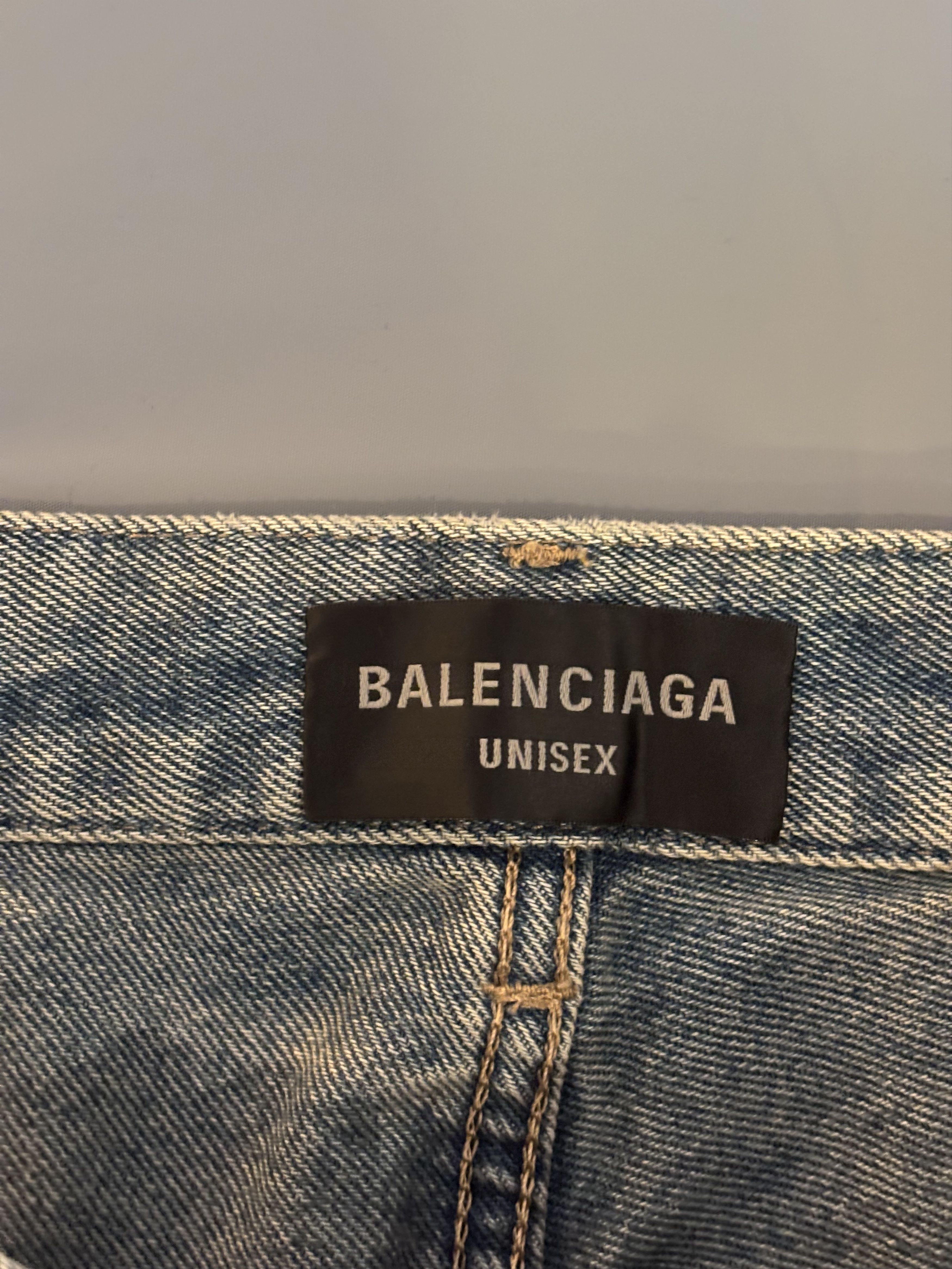 Balenciaga Jean’s large baggie Balenciaga bleu délavé en tbe Size US 30 / EU 46 - 9 Thumbnail