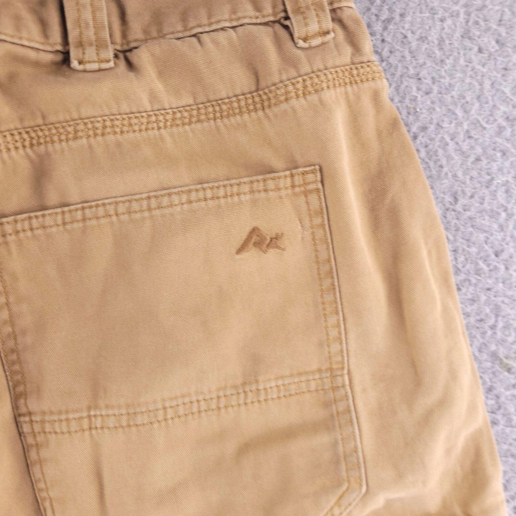 Vintage Ridgecut Toughwear Pants Mens 36x27 Brown Canvas Work Pants Carpenter Straight Size US 36 / EU 52 - 2 Thumbnail