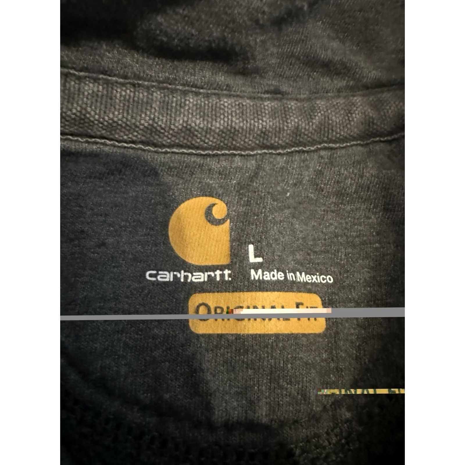 Carhartt Carhartt Sweatshirt Gray Large Anorak 1/4 Zip Original Fit Mens Pullover Cotton Blend Fleece Size US L / EU 52-54 / 3 - 5 Thumbnail