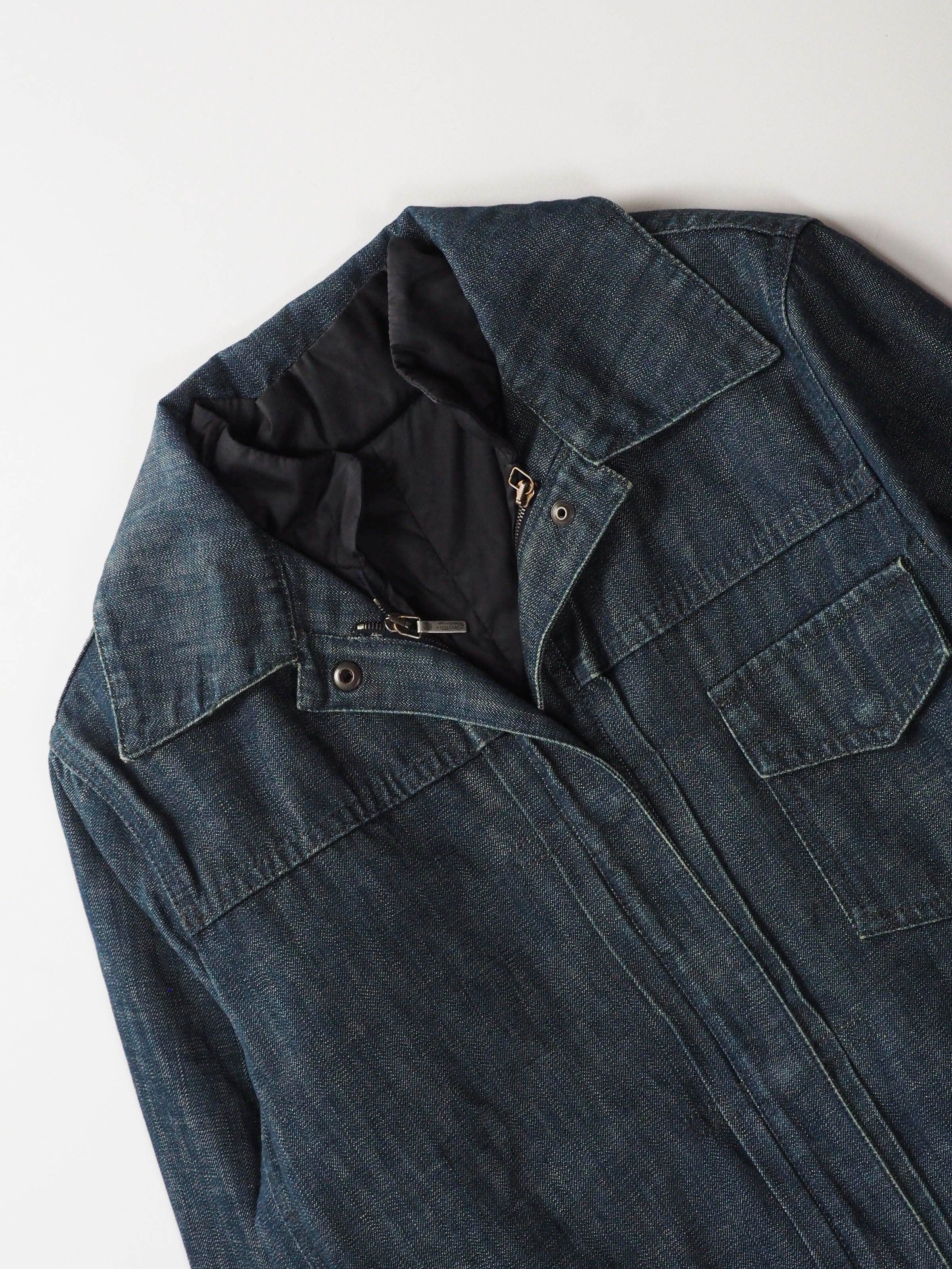 Jil Sander Jil Sander Raw Denim Trucker Jacket Size M / US 6-8 / IT 42-44 - 4 Thumbnail
