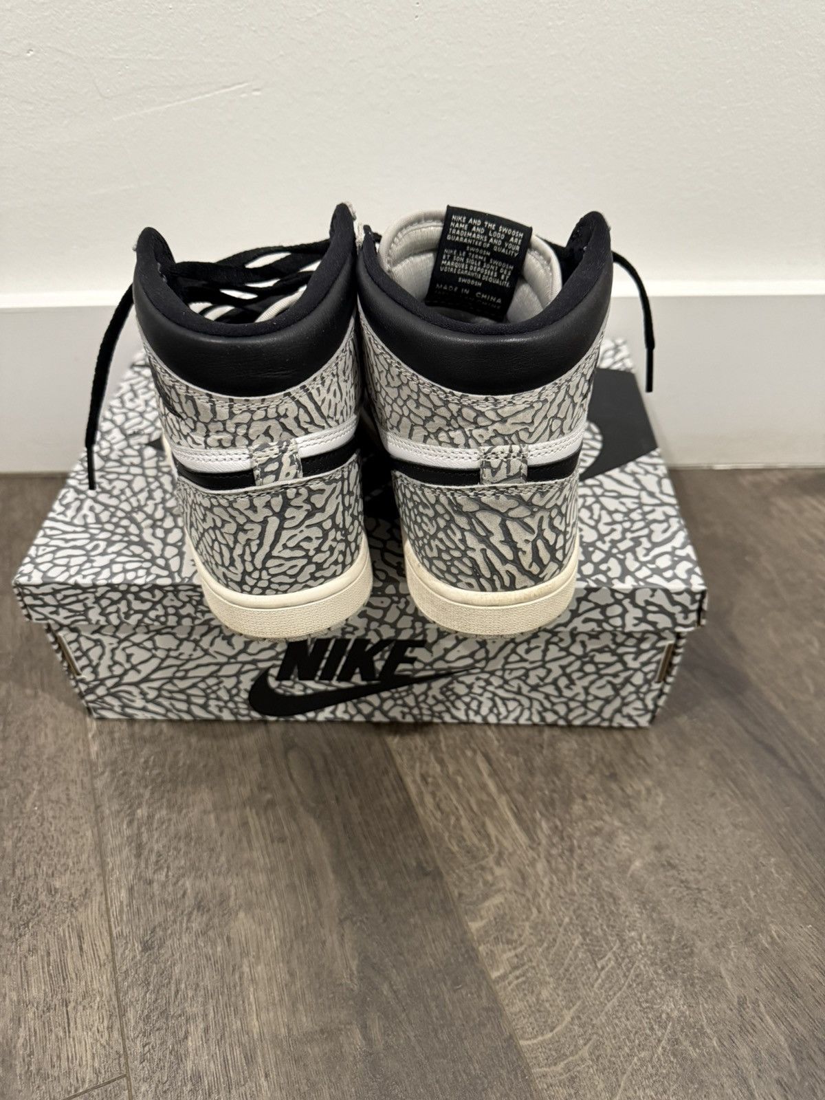 Jordan Brand × Nike Jordan 1 Retro High - White Cement Size US 7 / EU 40 - 4 Thumbnail