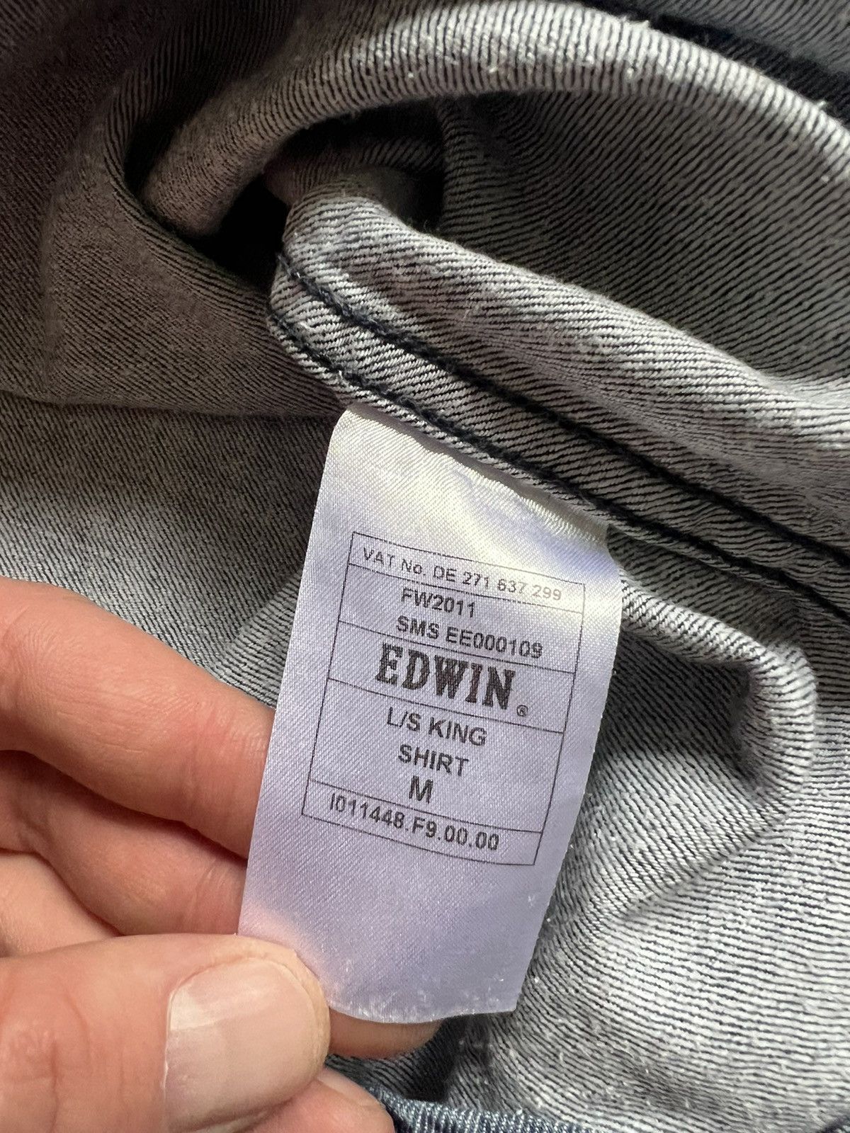 Edwin Edwin King Denim Button Up Thick Shirt Men’s M Size US M / EU 48-50 / 2 - 6 Thumbnail