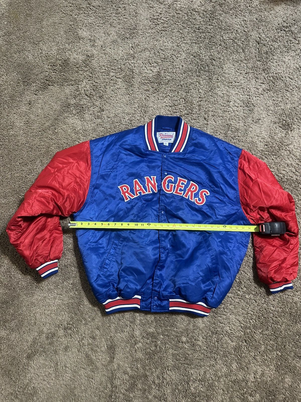 MLB Vintage MLB Starter Texas Rangers jacket 00s size 2XL Size US XXL / EU 58 / 5 - 4 Thumbnail