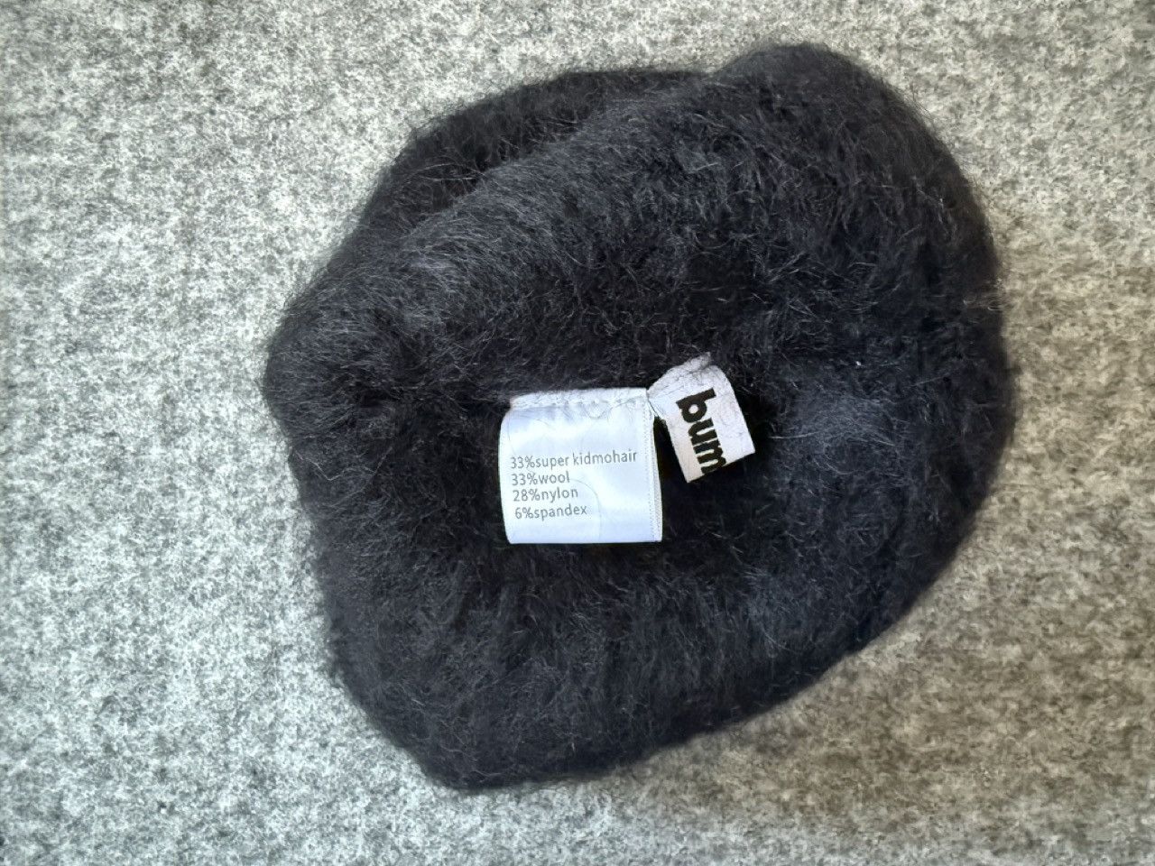 Other Fuzzy Mohair Beanie Wool Blend Winter Hat Size ONE SIZE - 3 Thumbnail