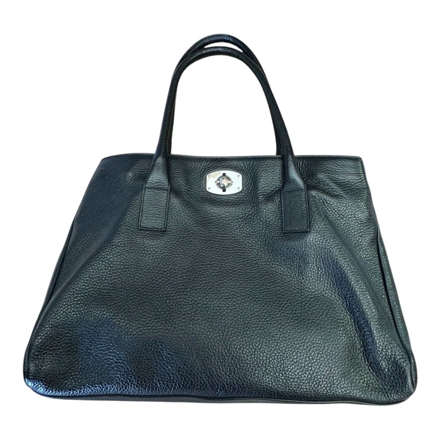 Furla FURLA Black Pebbled Leather Tote shoulder bag Size ONE SIZE - 4 Thumbnail