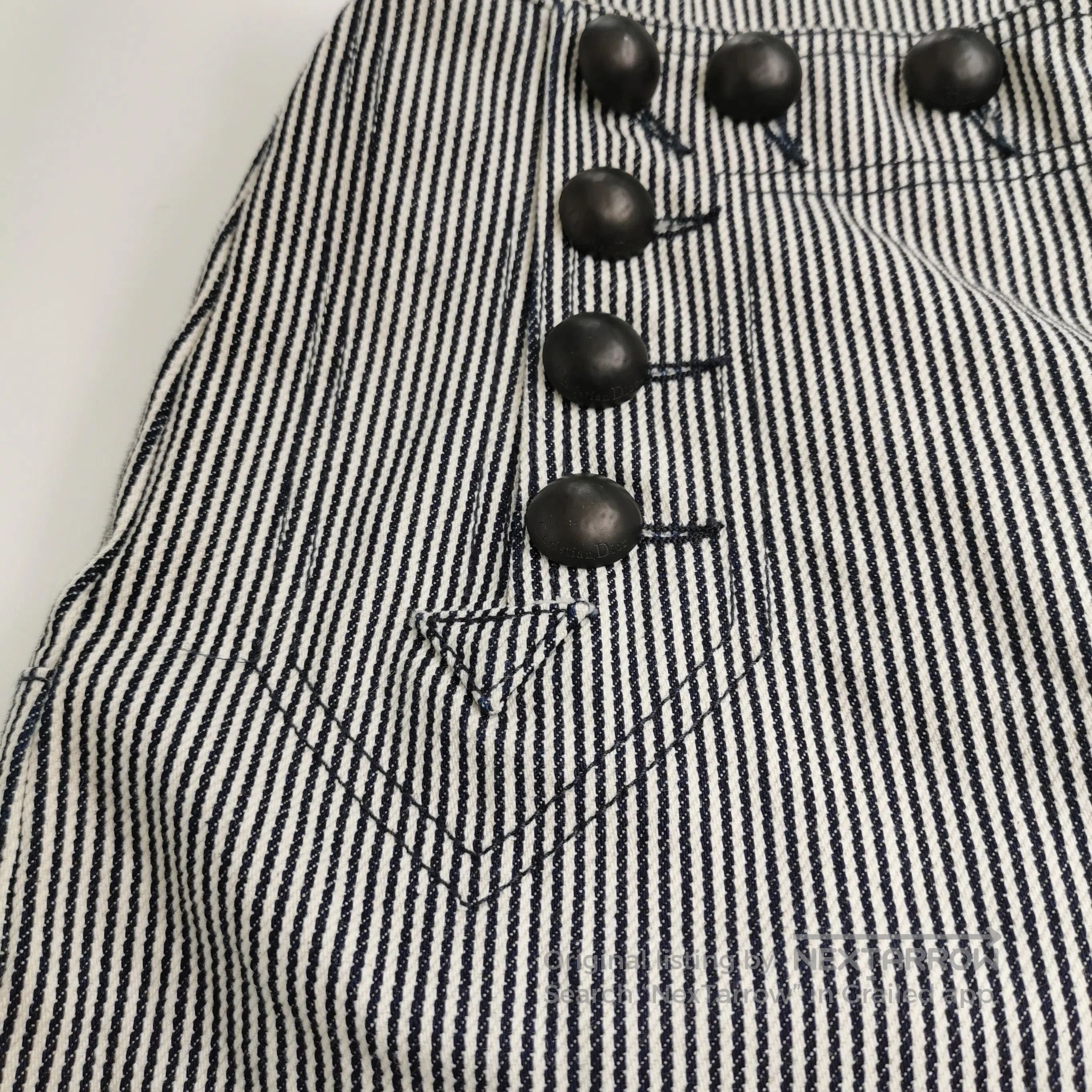 Dior Dior Cotton Striped Wide. Size 27" / US 4 / IT 40 - 1 Thumbnail