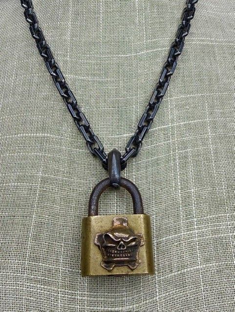 Other STARLINGEAR .925 Slickster Skull Logo Padlock Oxidized 2009 Size ONE SIZE - 7 Thumbnail