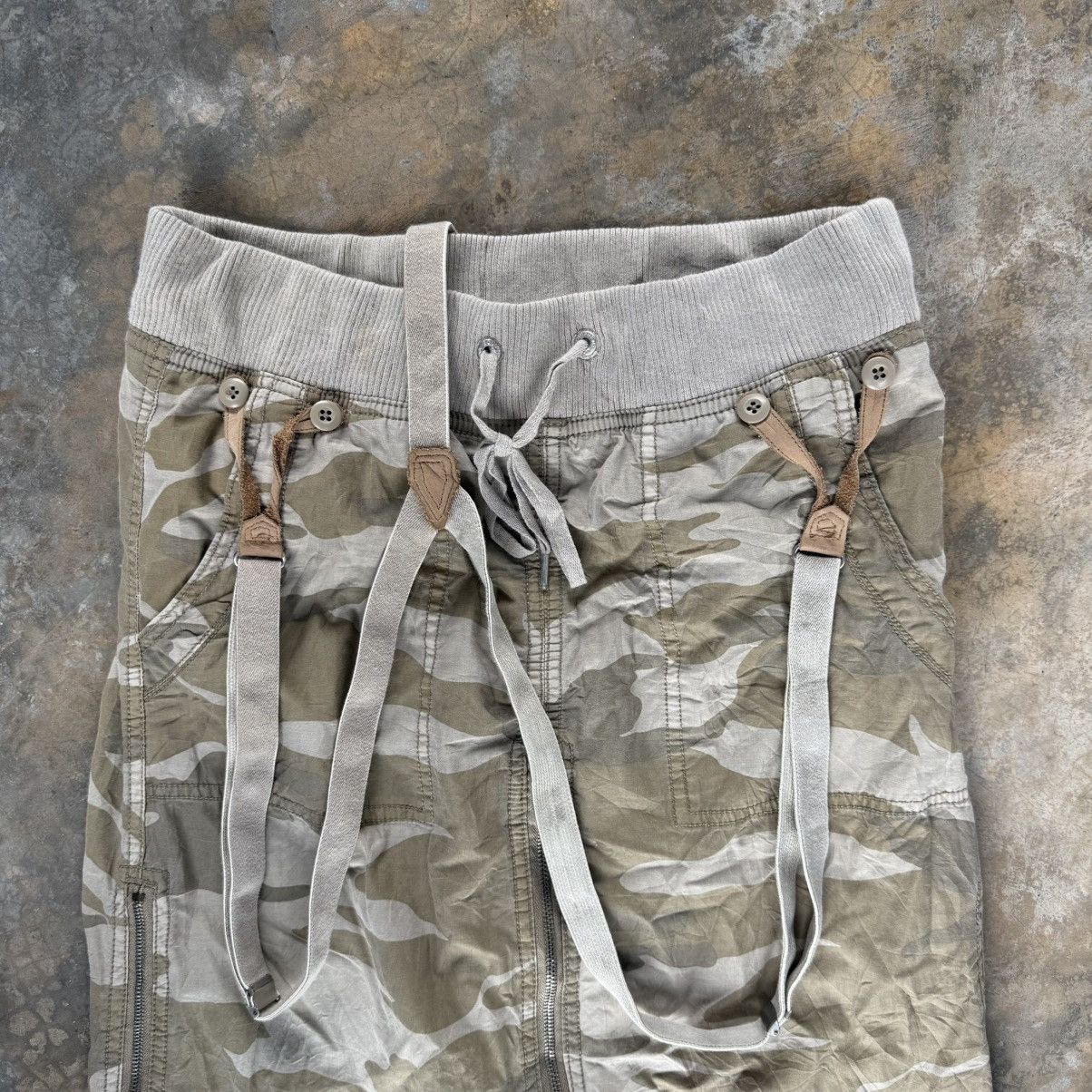 GOA Vintage GOA Camo Bondage Punk Skirt Size 31" - 6 Thumbnail