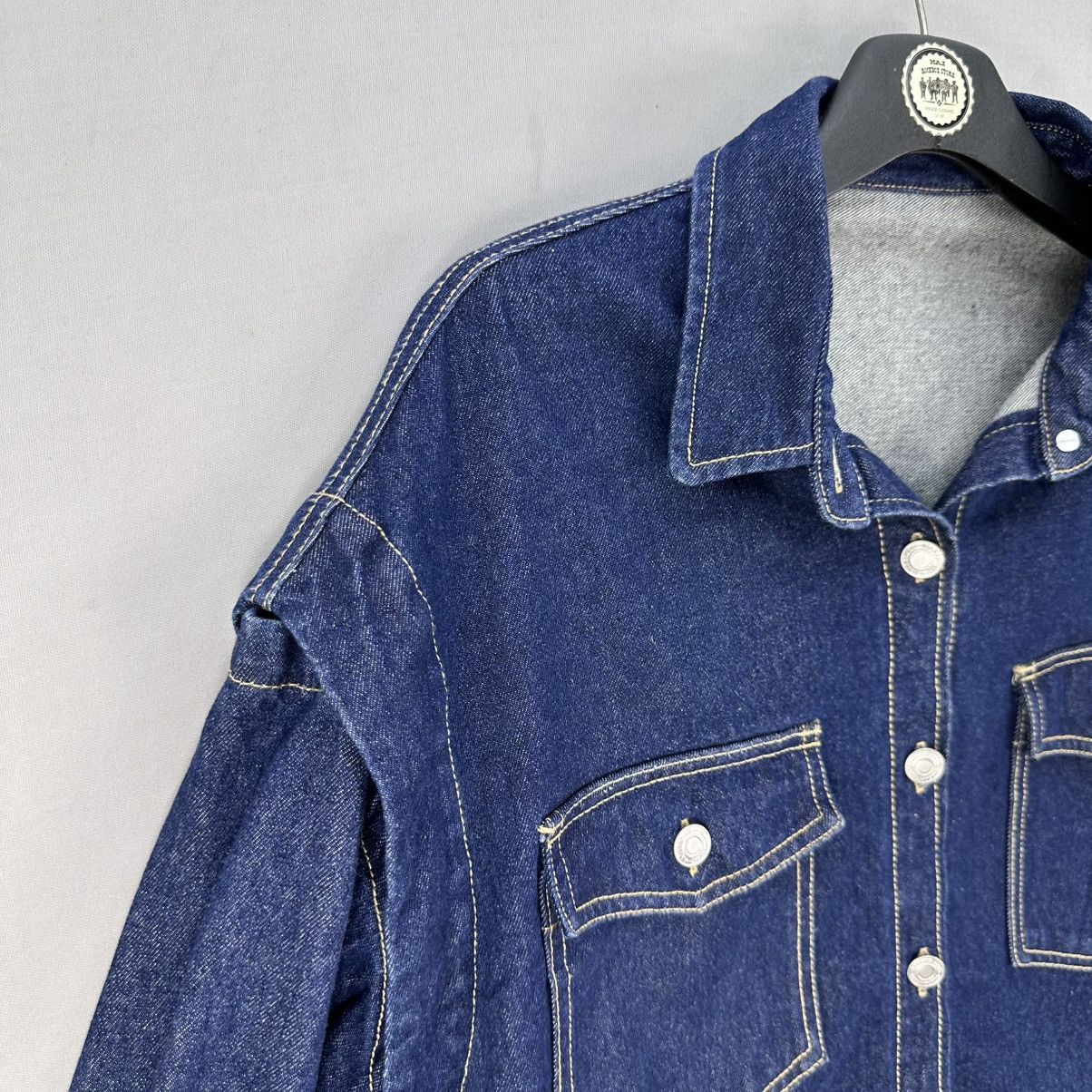 Vintage Vintage Flannel 15oz Denim Jacket can be a Vest Size US L / EU 52-54 / 3 - 2 Thumbnail