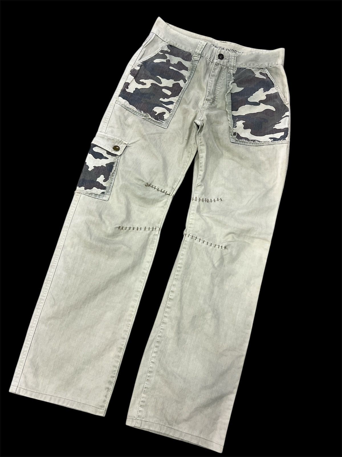 Japanese Brand × Vintage TWENTY WORK DISTRESSED PANT Size US 30 / EU 46 - 4 Thumbnail