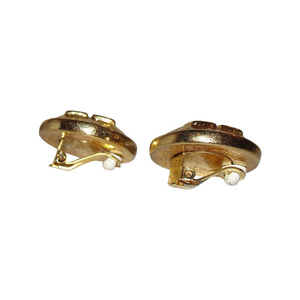 Givenchy Givenchy 3D Abstract Monogram Dome Earrings Size ONE SIZE - 2 Thumbnail