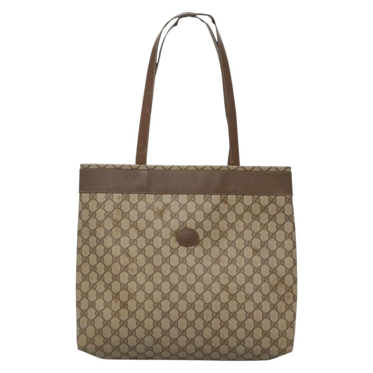 Gucci GUCCI GG Supreme Tote Bag Pvc Beige 41 02 109 Size ONE SIZE - 2 Thumbnail