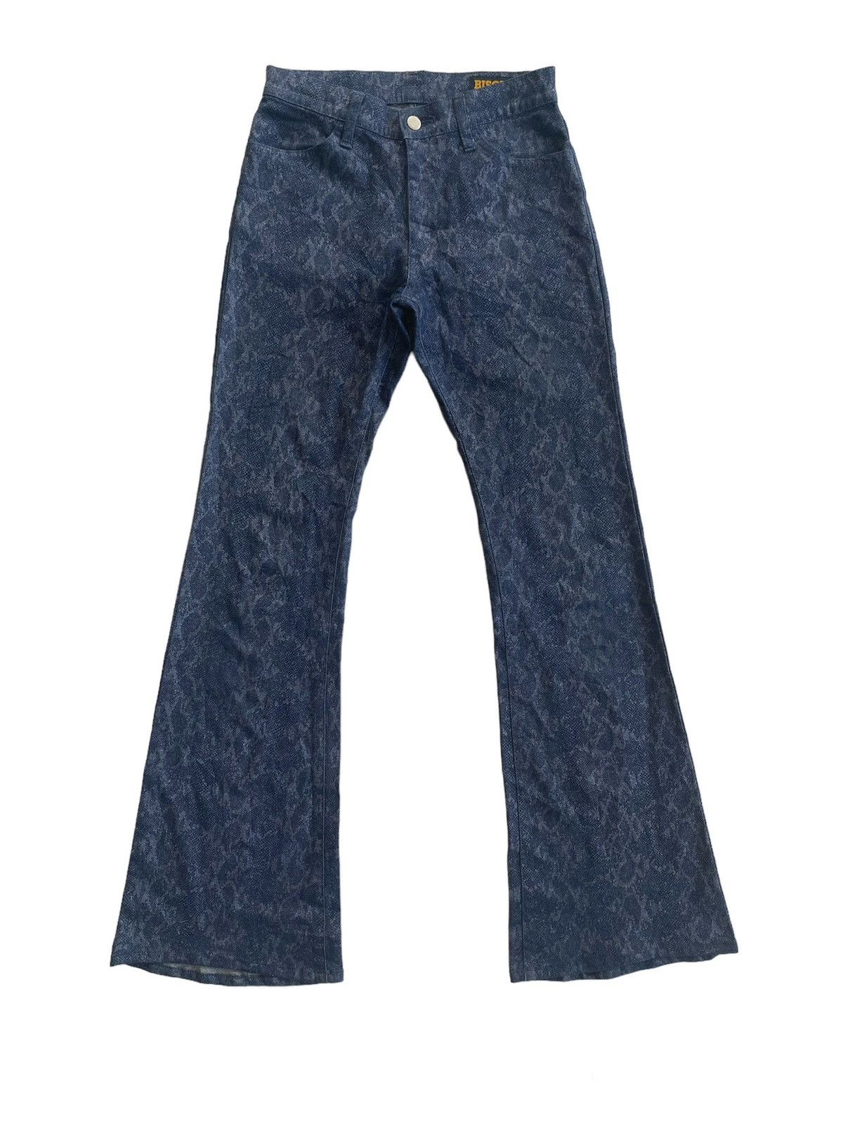 Bison Glittered Phytoon Camo Flare Jeans