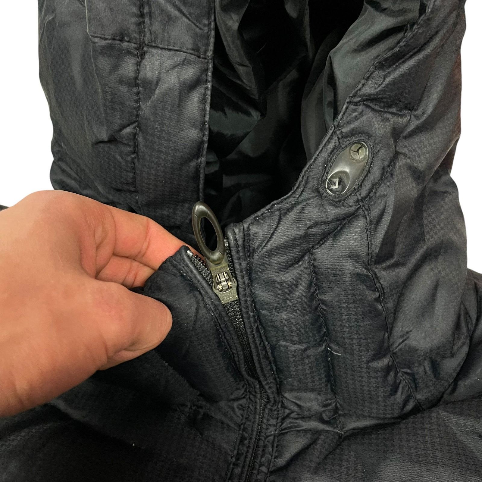 Oakley × Vintage Oakley Men's Black Hooded Long Sleeve Full Zip Puffer Jacket Size US M / EU 48-50 / 2 - 7 Thumbnail