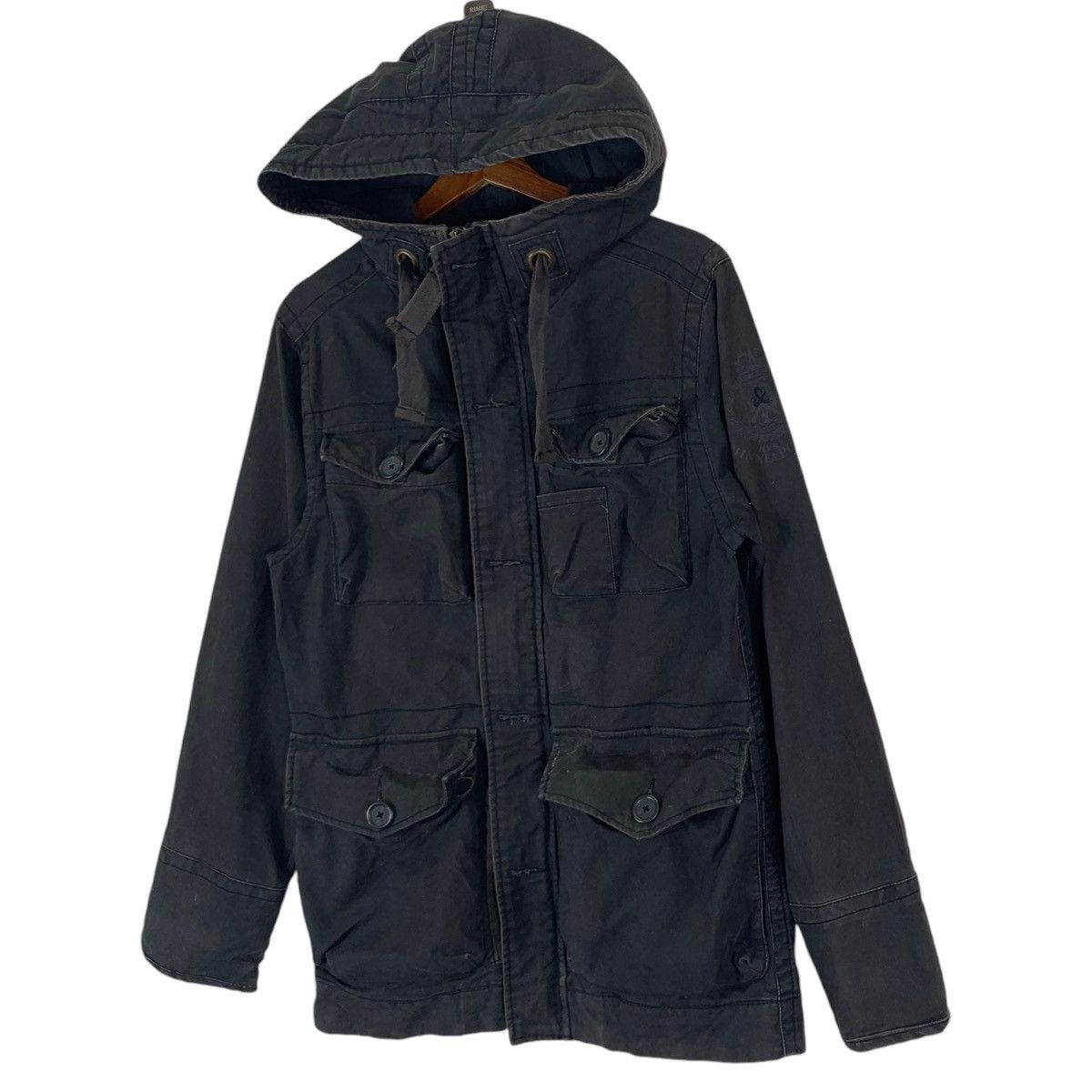 Scotch & Soda 🔥🔥VINTAGE SCOTH AND SODA COMPANY MILITARY HOODIE JACKET Size US S / EU 44-46 / 1 - 2 Thumbnail