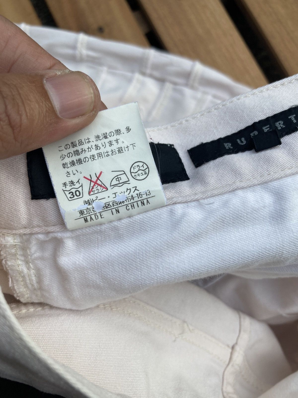 Japanese Brand Rupert Edge Japan Brand Hagi Flare Denim Jeans Size US 30 / EU 46 - 14 Thumbnail